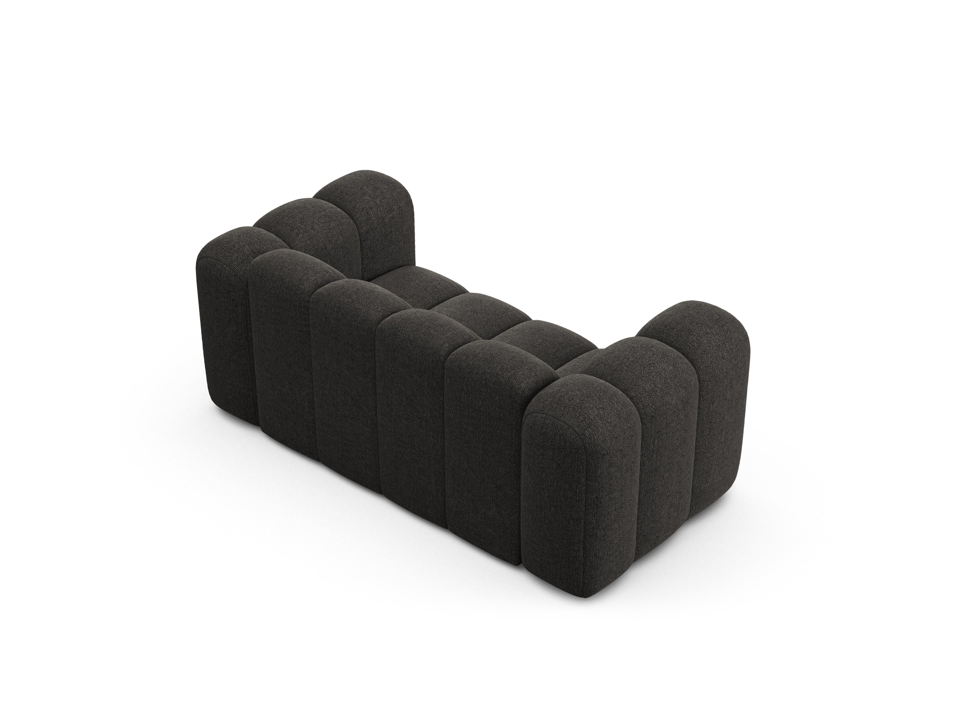 Sofa 2-osobowa LUPINE szary szenil – aksamit
