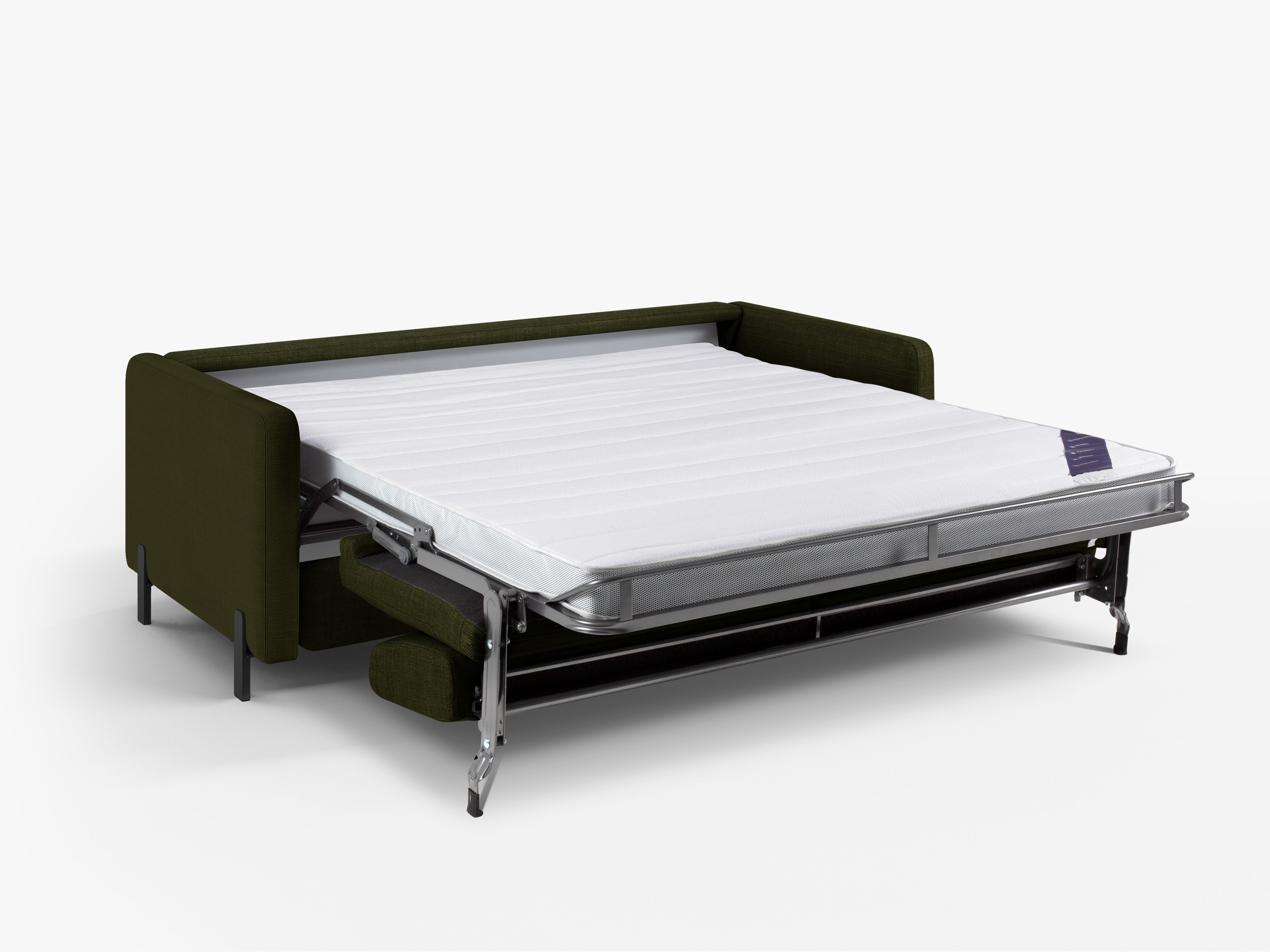 Sofa 3-Sitzer mit Schlaffunktion GLORIA grün Chenille