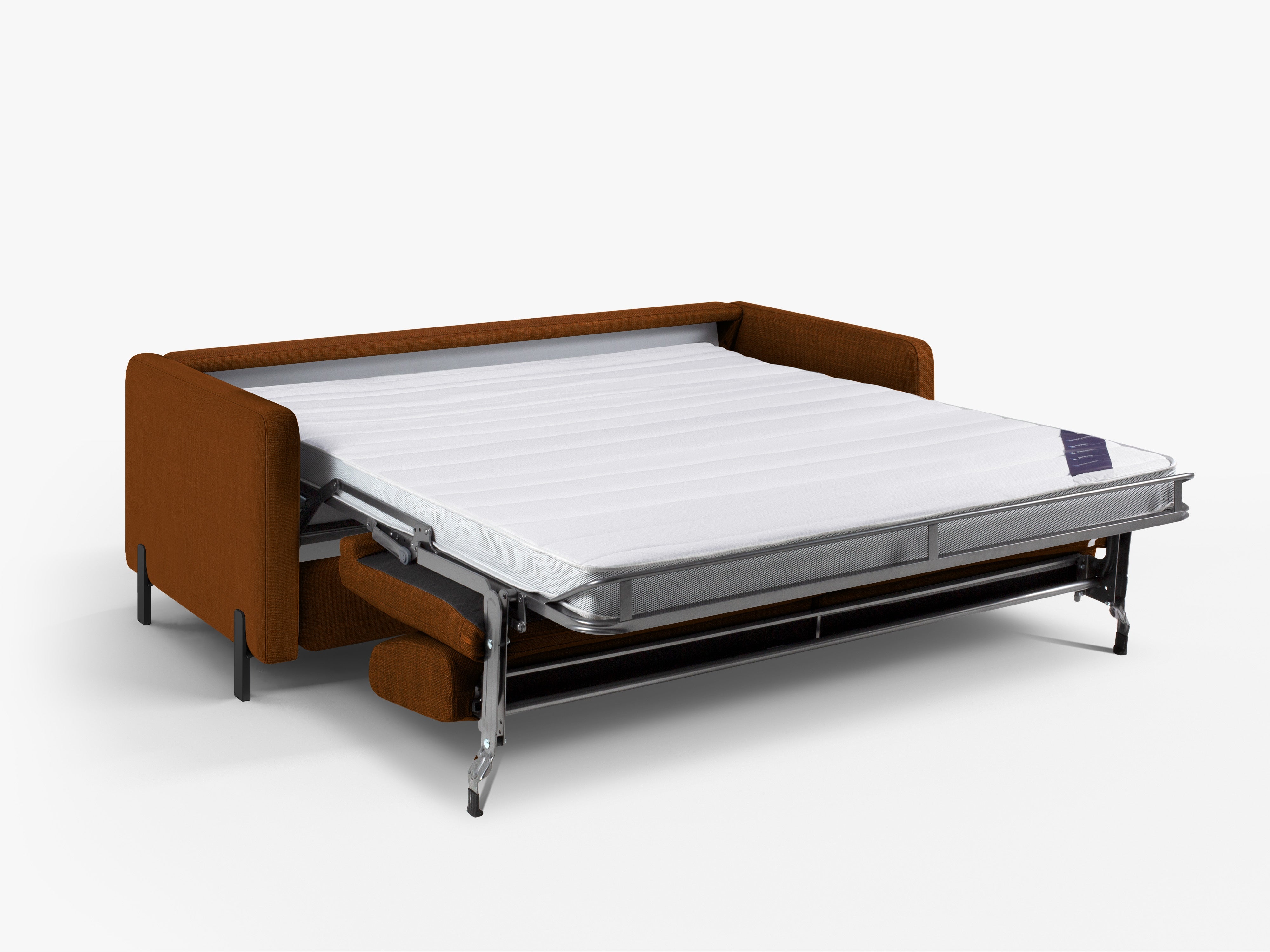 3-seater sofa with sleeping function GLORIA brick chenille