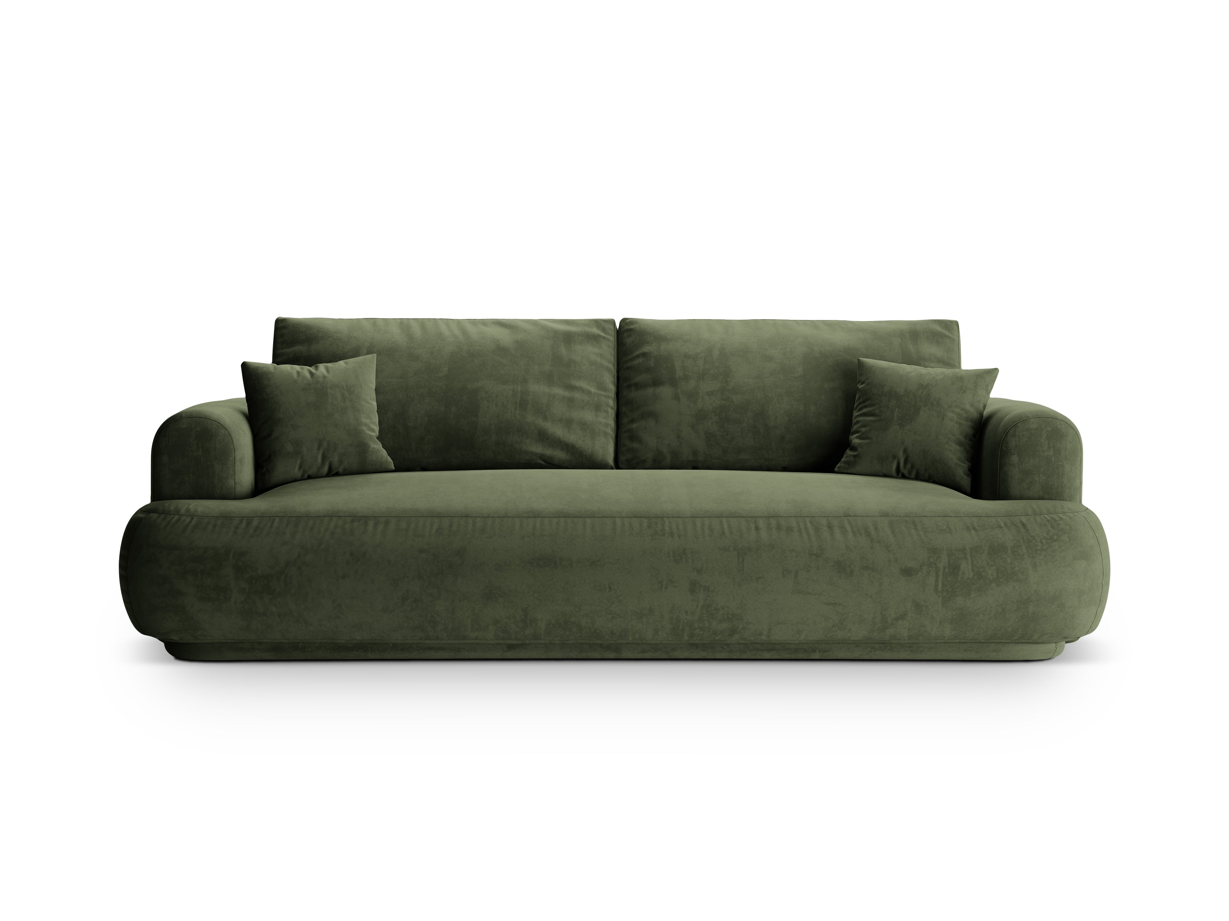 Samtsofa mit Ella Green Sleeping Function