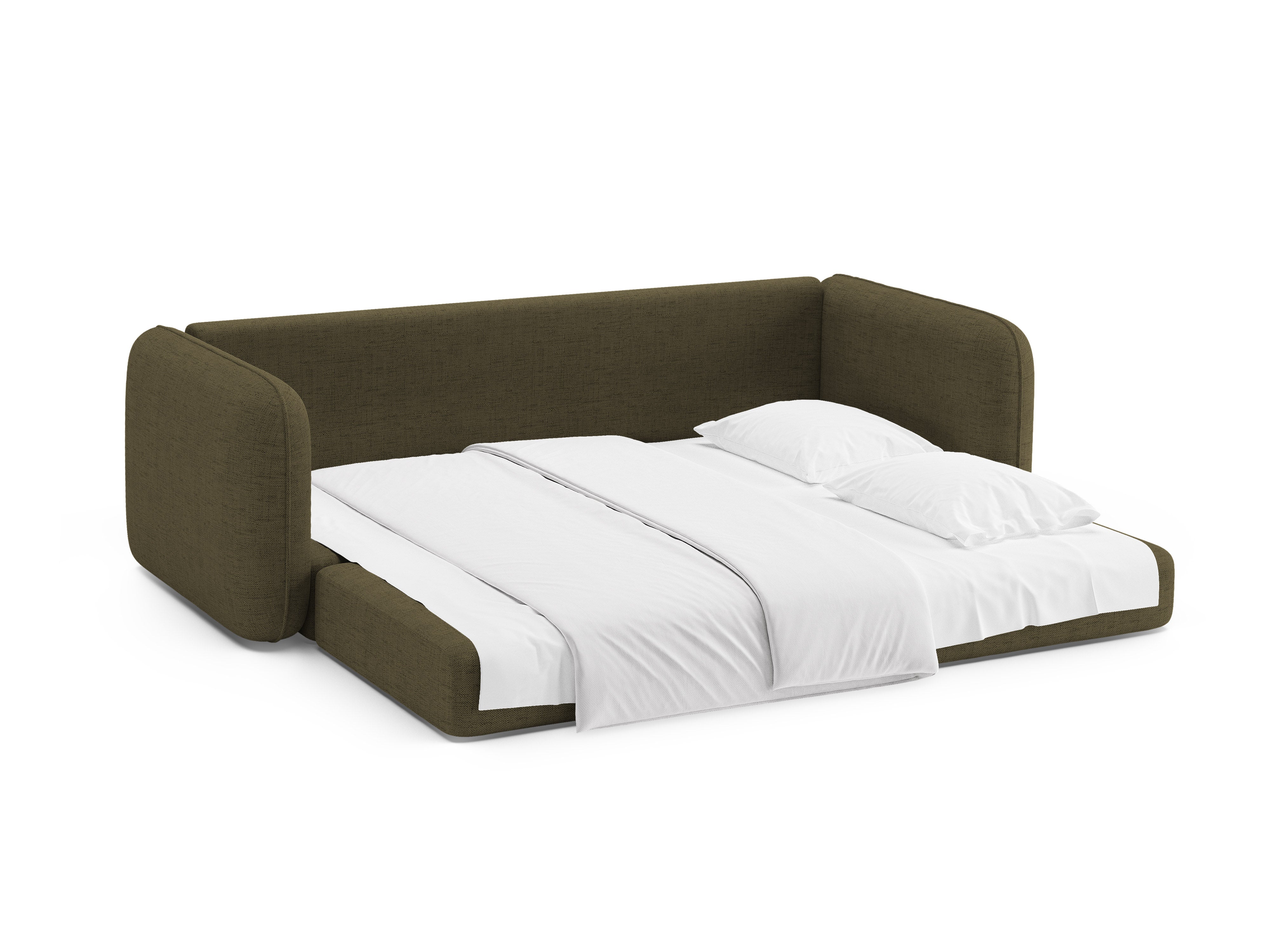 Sofa 3-zits met slaapfunctie DORMI groen