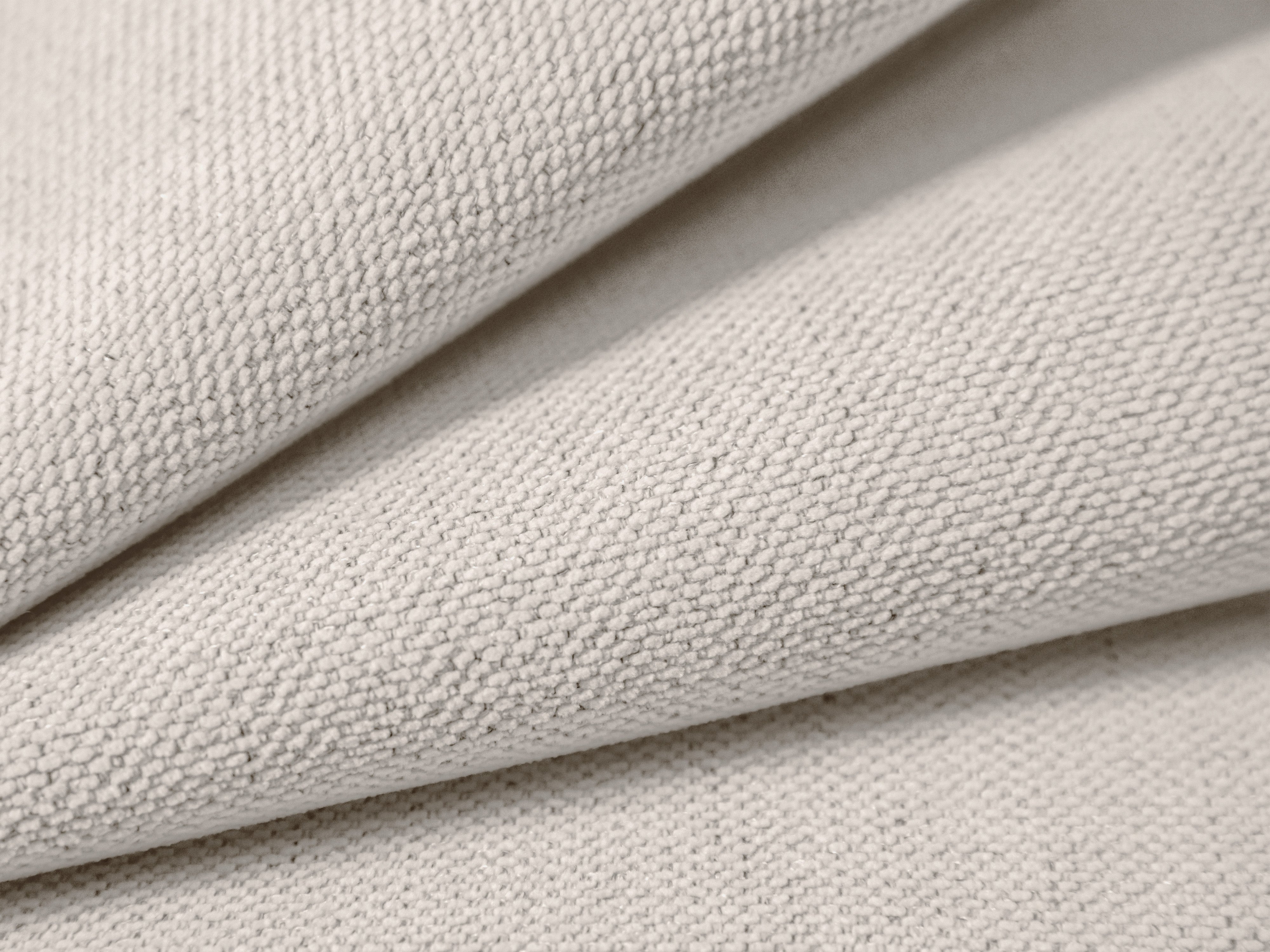 Sofa 3-zits met slaapfunctie VICTOR lichtbeige chenille