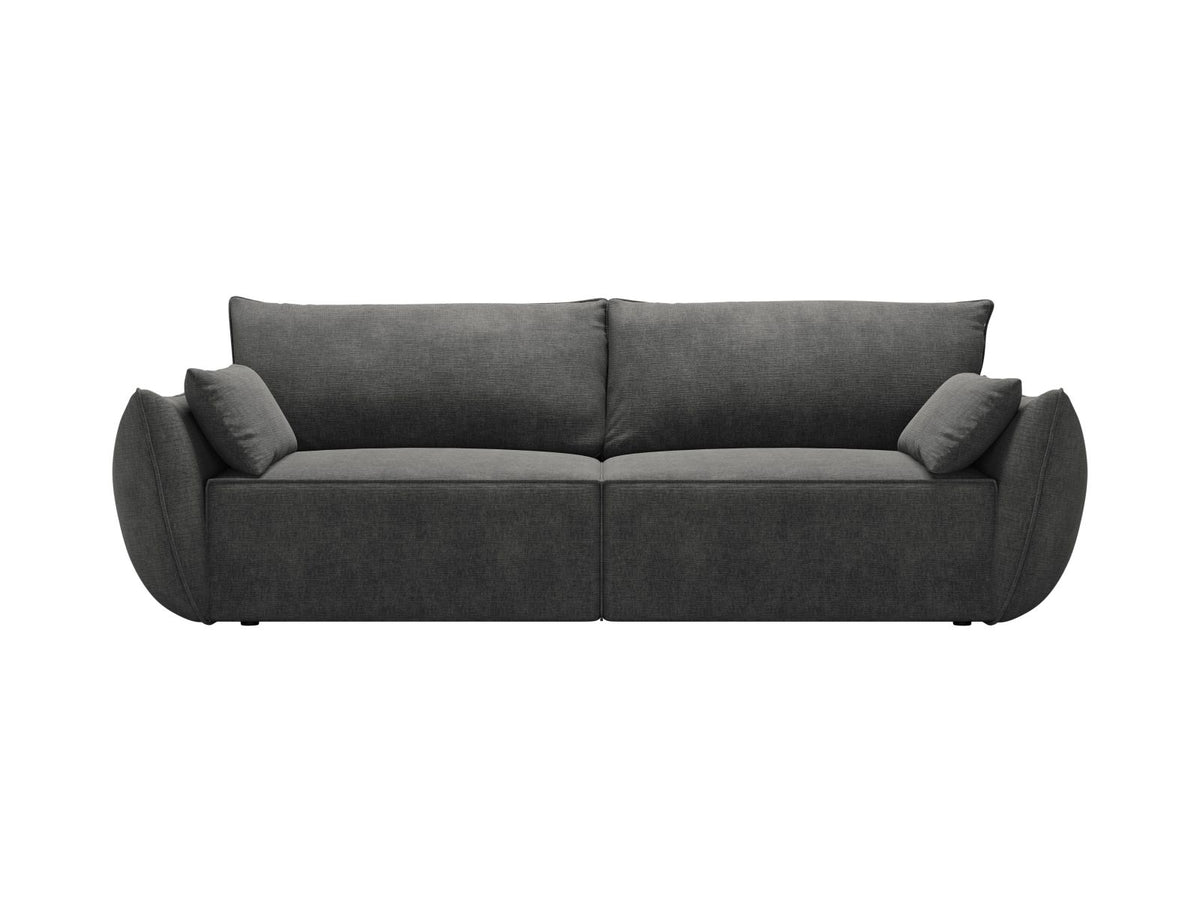Sofa 3-osobowa z funkcją spania KAELLE grafitowy szenil Over The Horizon – Micadoni