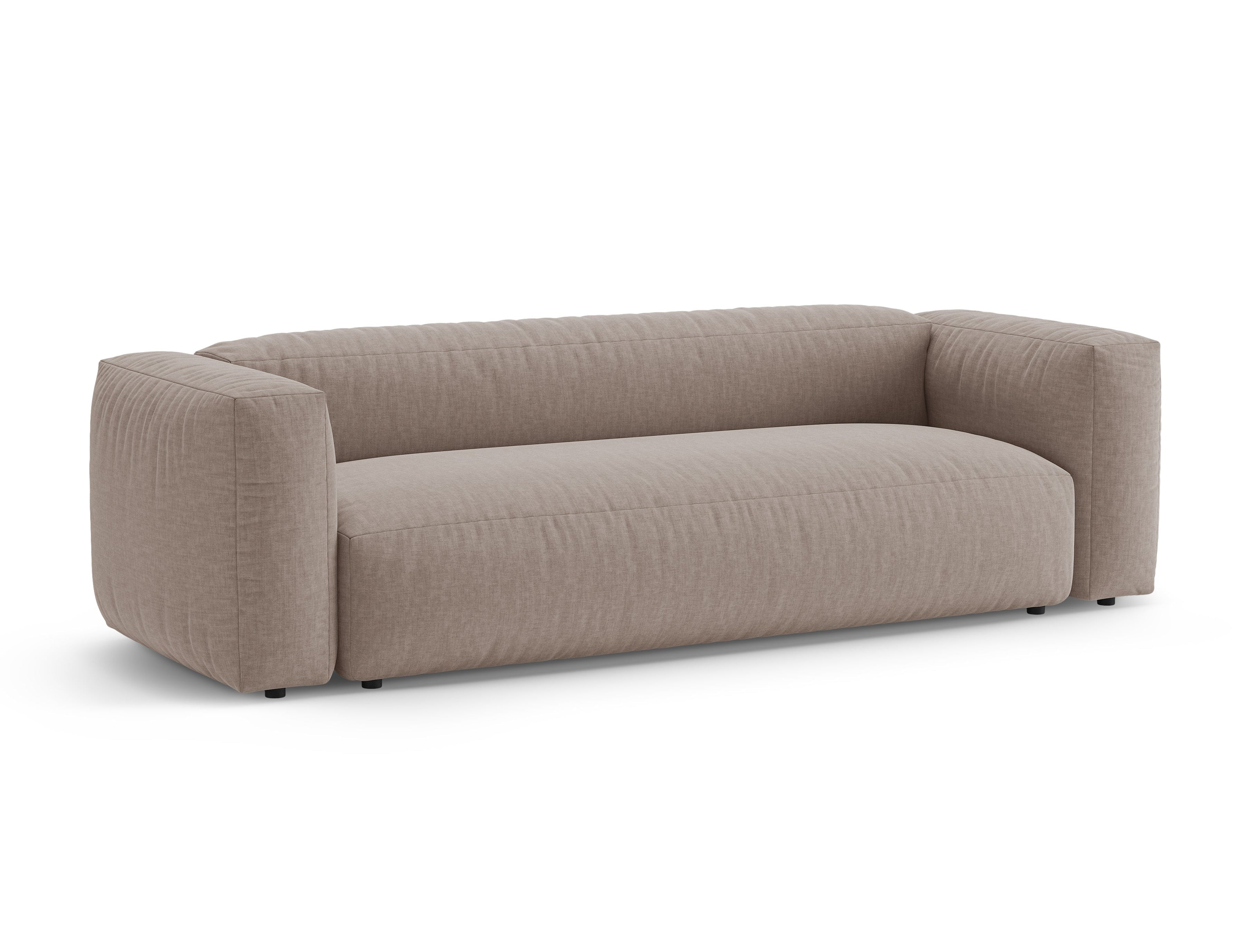 Sofa 3-zits met slaapfunctie MARTINA donkerbeige