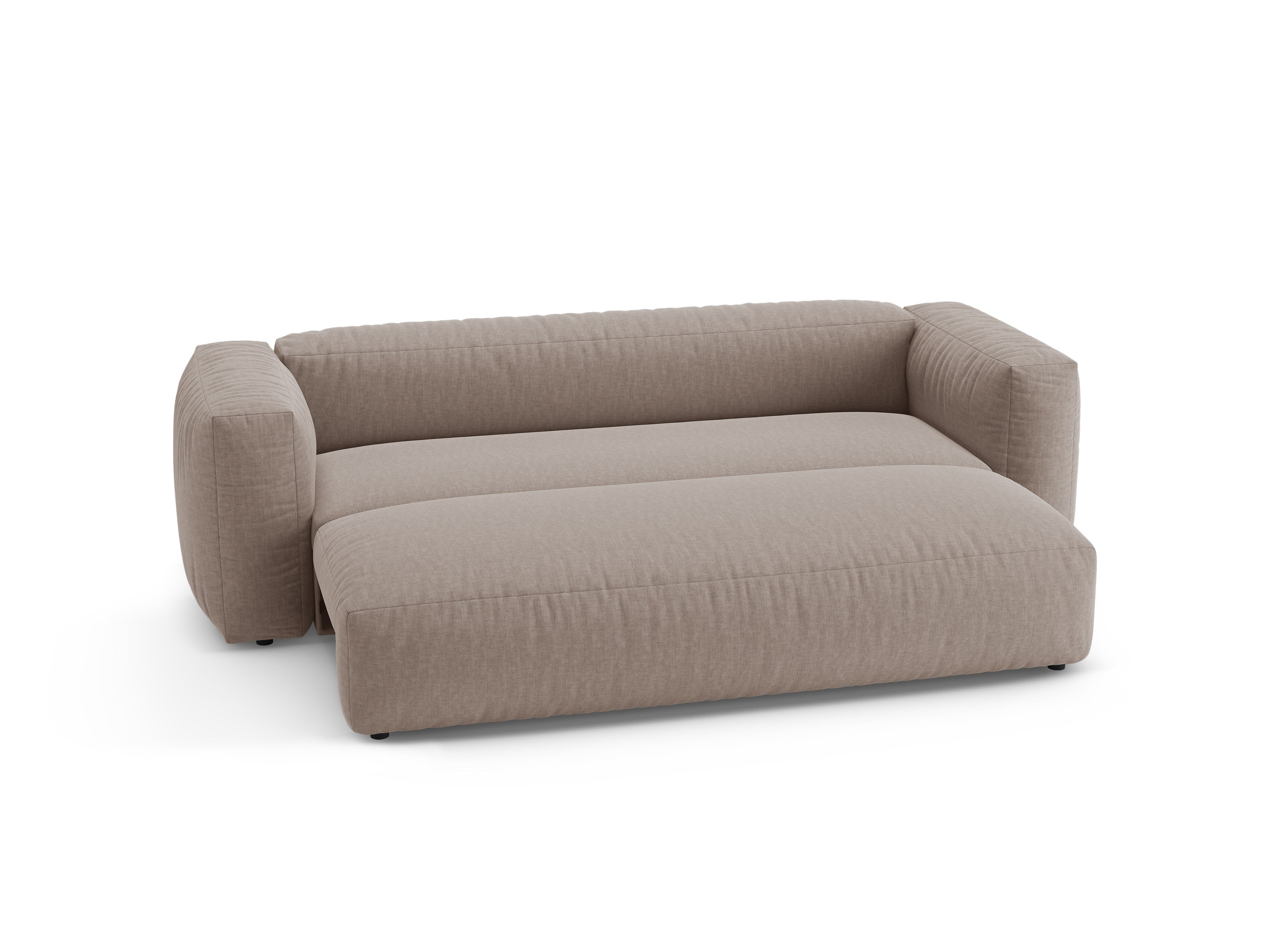 Sofa 3-zits met slaapfunctie MARTINA donkerbeige