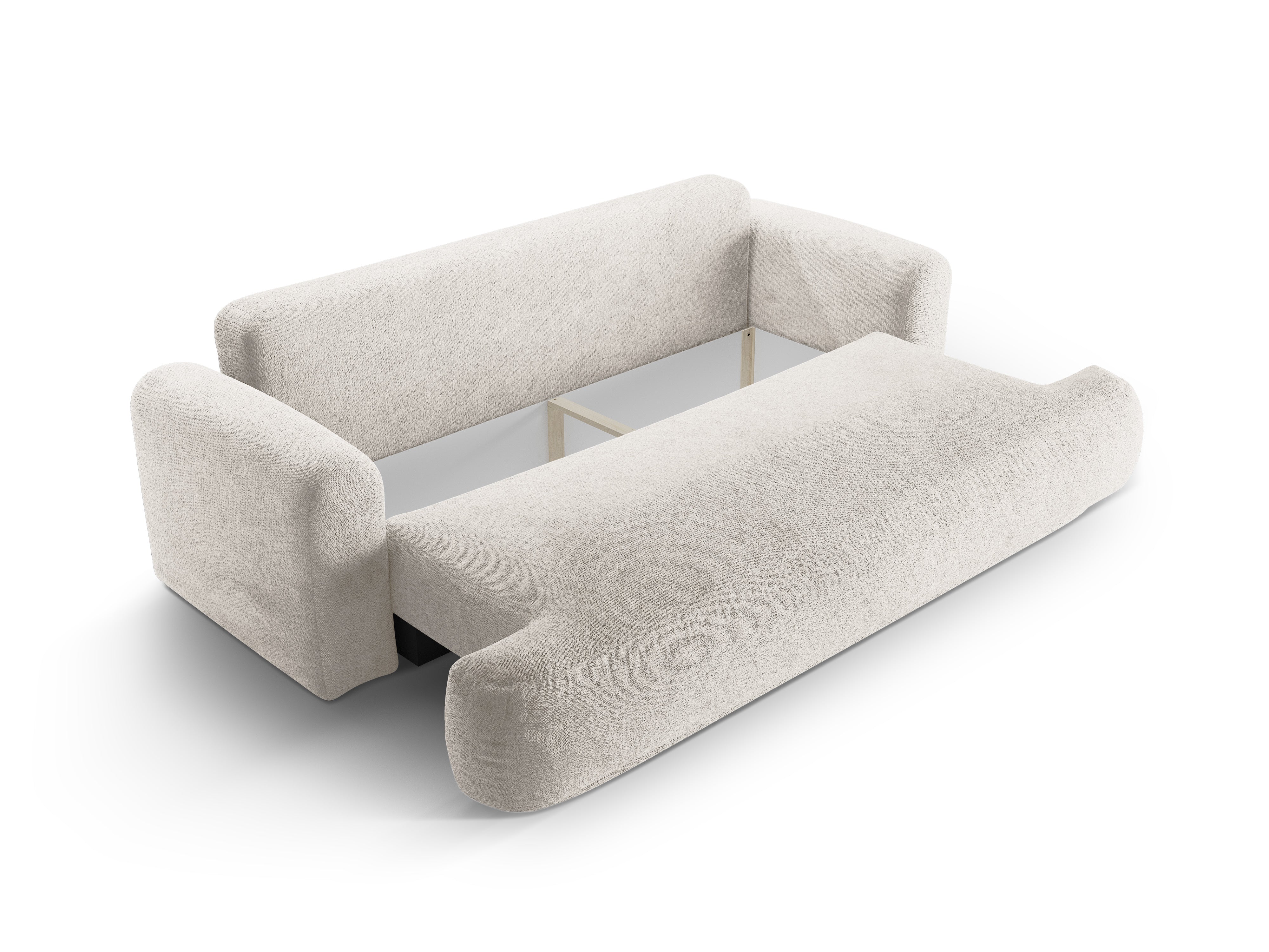 Sofa met slaapfunctie ELLA grijsbeige
