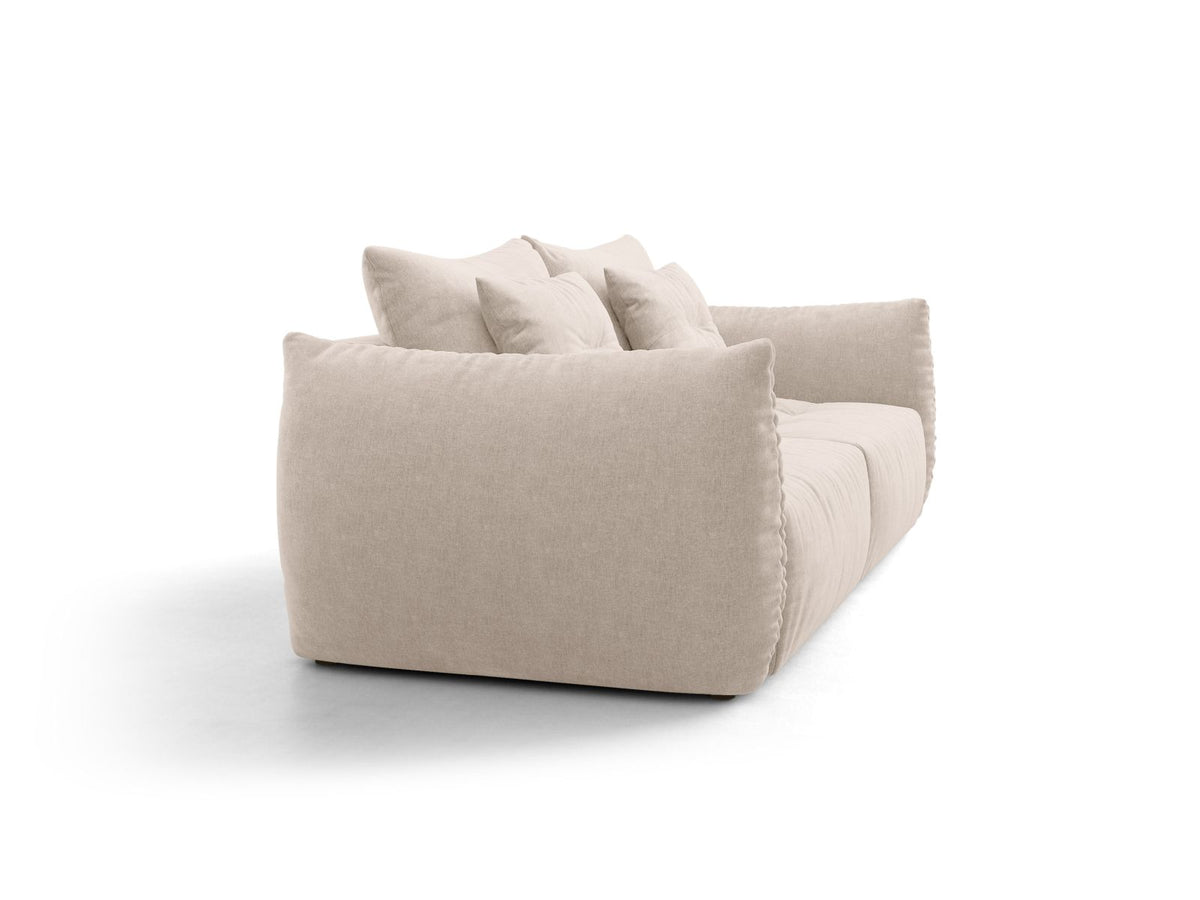 Sofa 3-osobowa z funkcją spania BLOOM jasnobeżowy – ujęcie 3