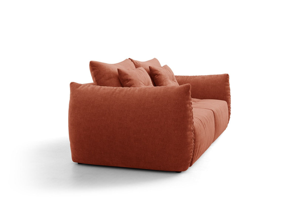 Sofa 3-osobowa z funkcją spania BLOOM kasztanowy – ujęcie 3