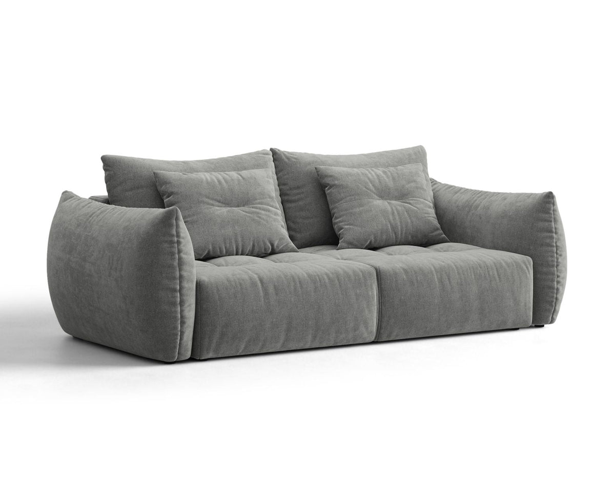 Sofa 3-osobowa z funkcją spania BLOOM ciemnoszary – ujęcie 2