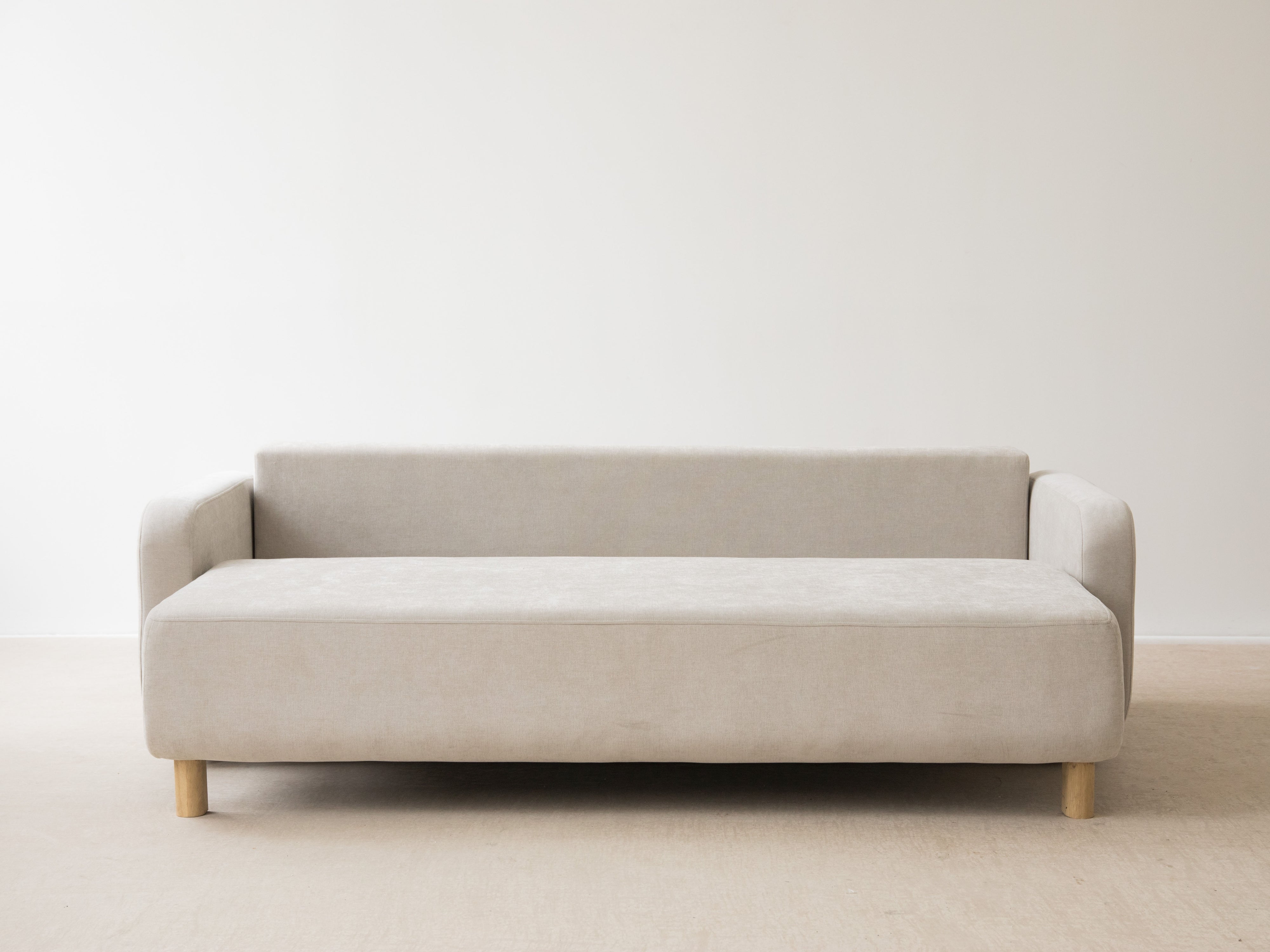 3-seater sofa with sleeping function ELEN navy chenille