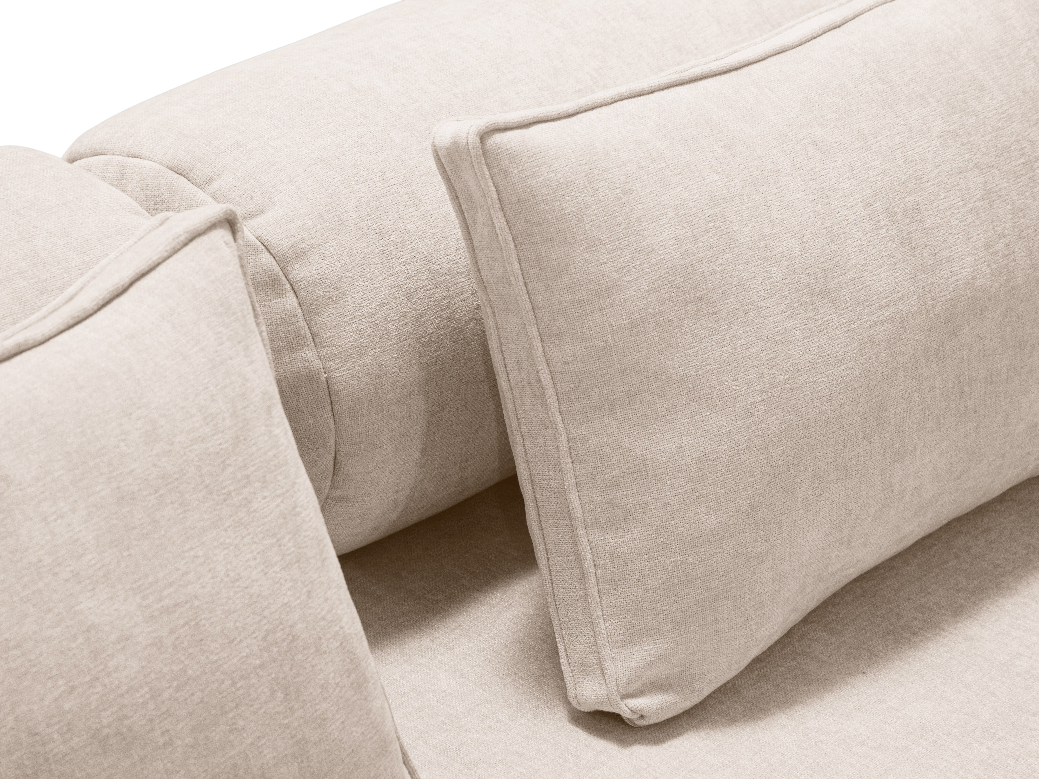 DREAMY beige 3-zitsbank met slaapfunctie