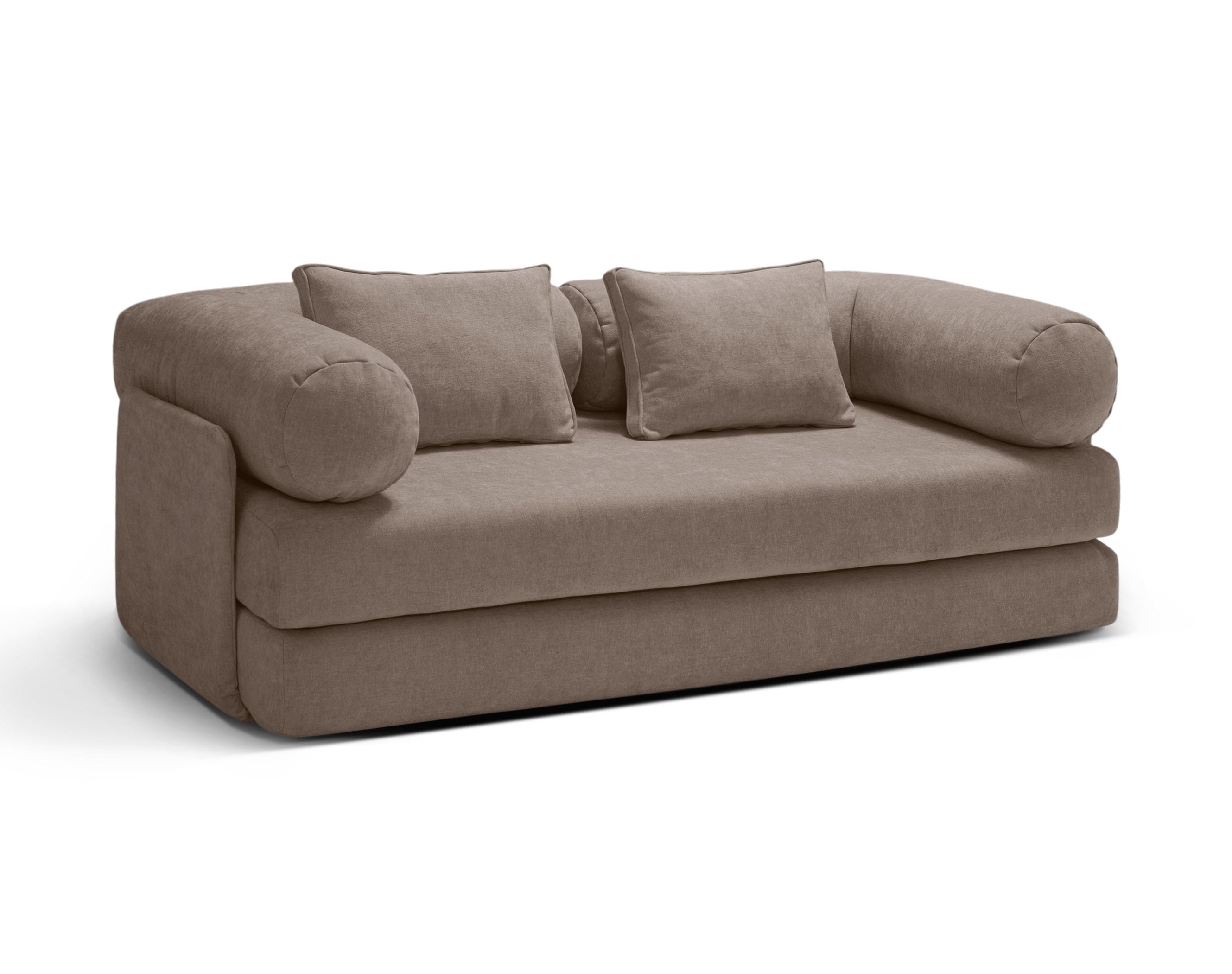 Sofa 3-zits met slaapfunctie DREAMY cappuccino