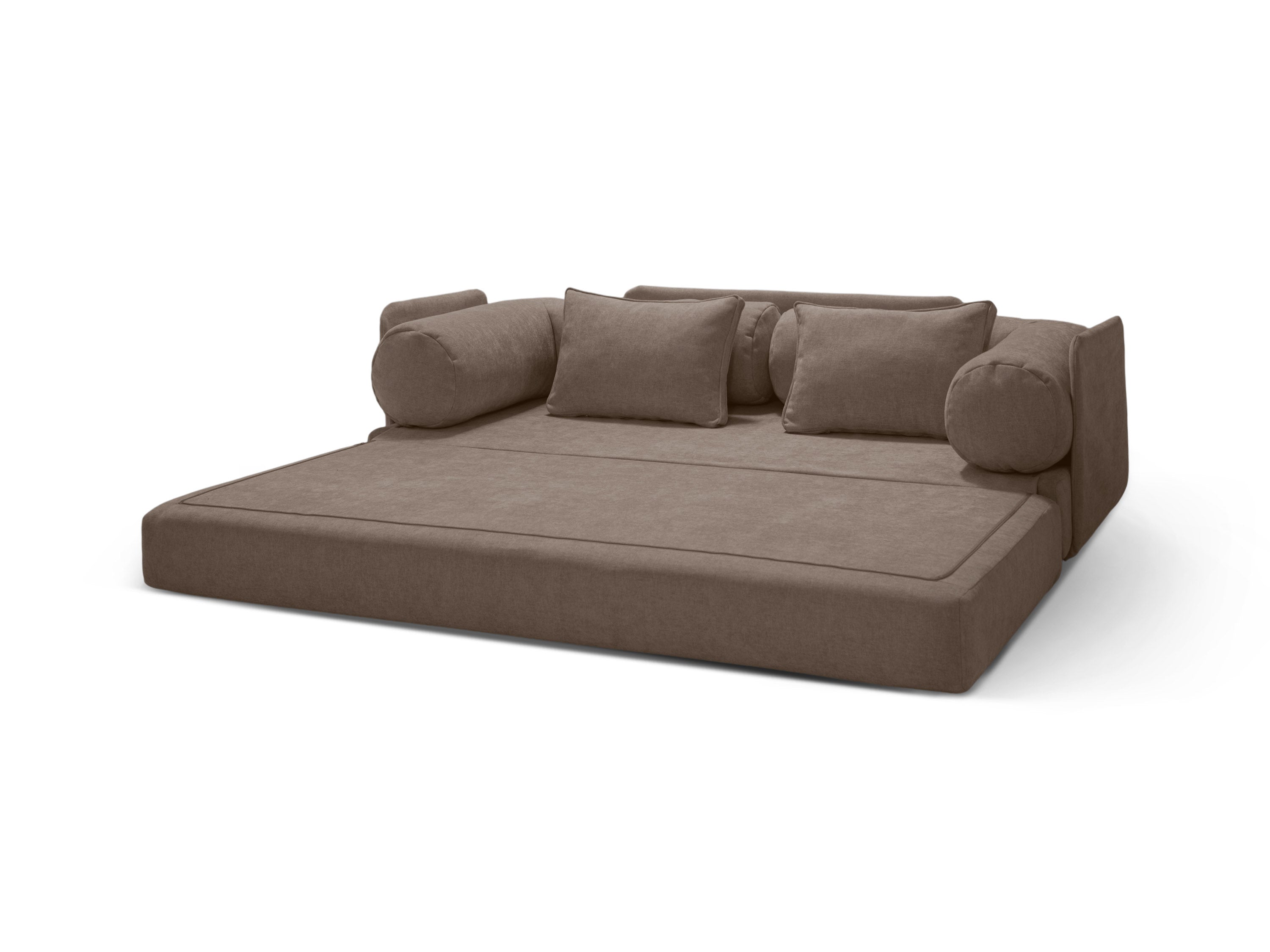 Sofa 3-zits met slaapfunctie DREAMY cappuccino