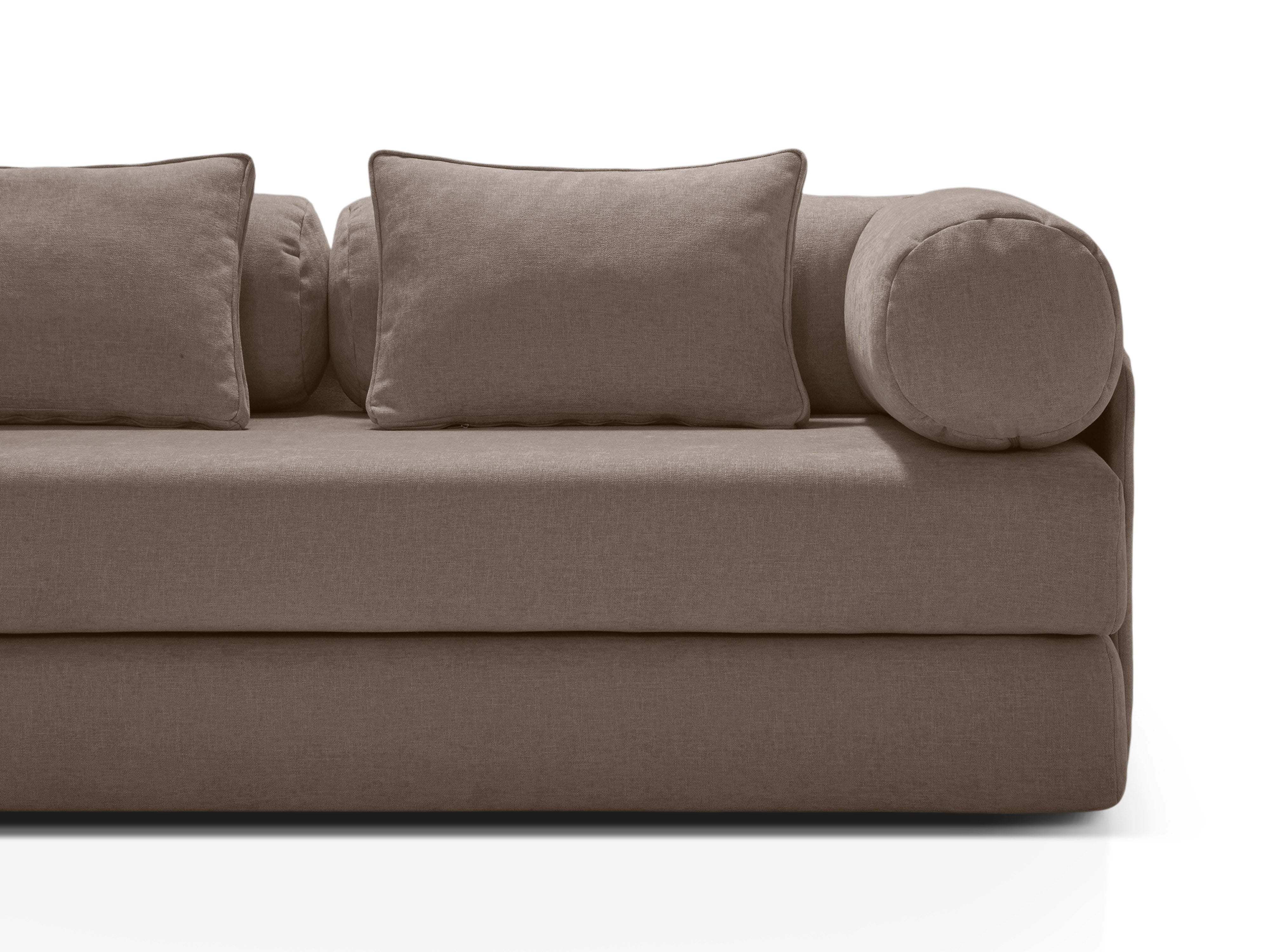Sofa 3-zits met slaapfunctie DREAMY cappuccino
