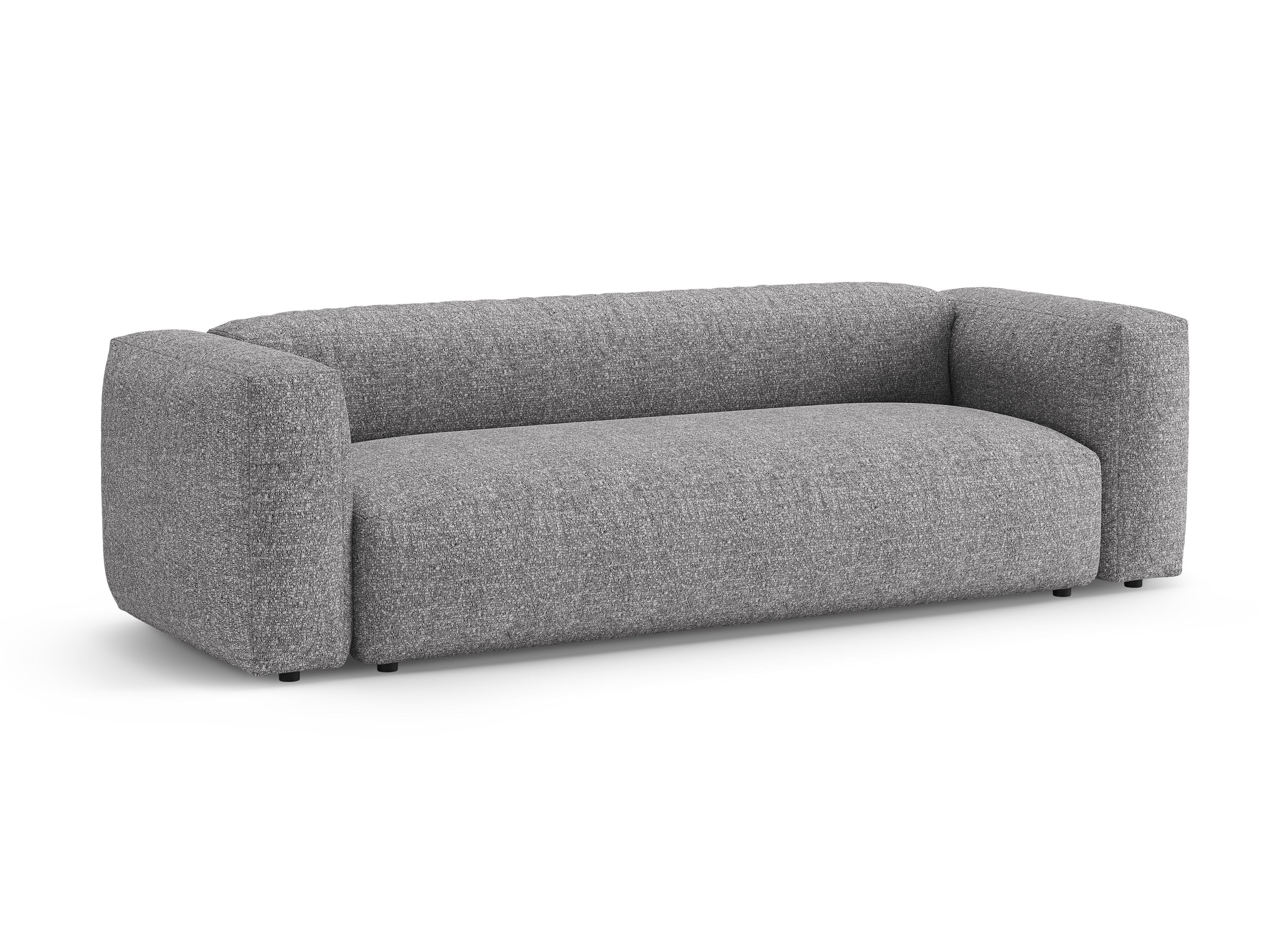 Sofa 3-zits met slaapfunctie MARTINA grafiet boucle