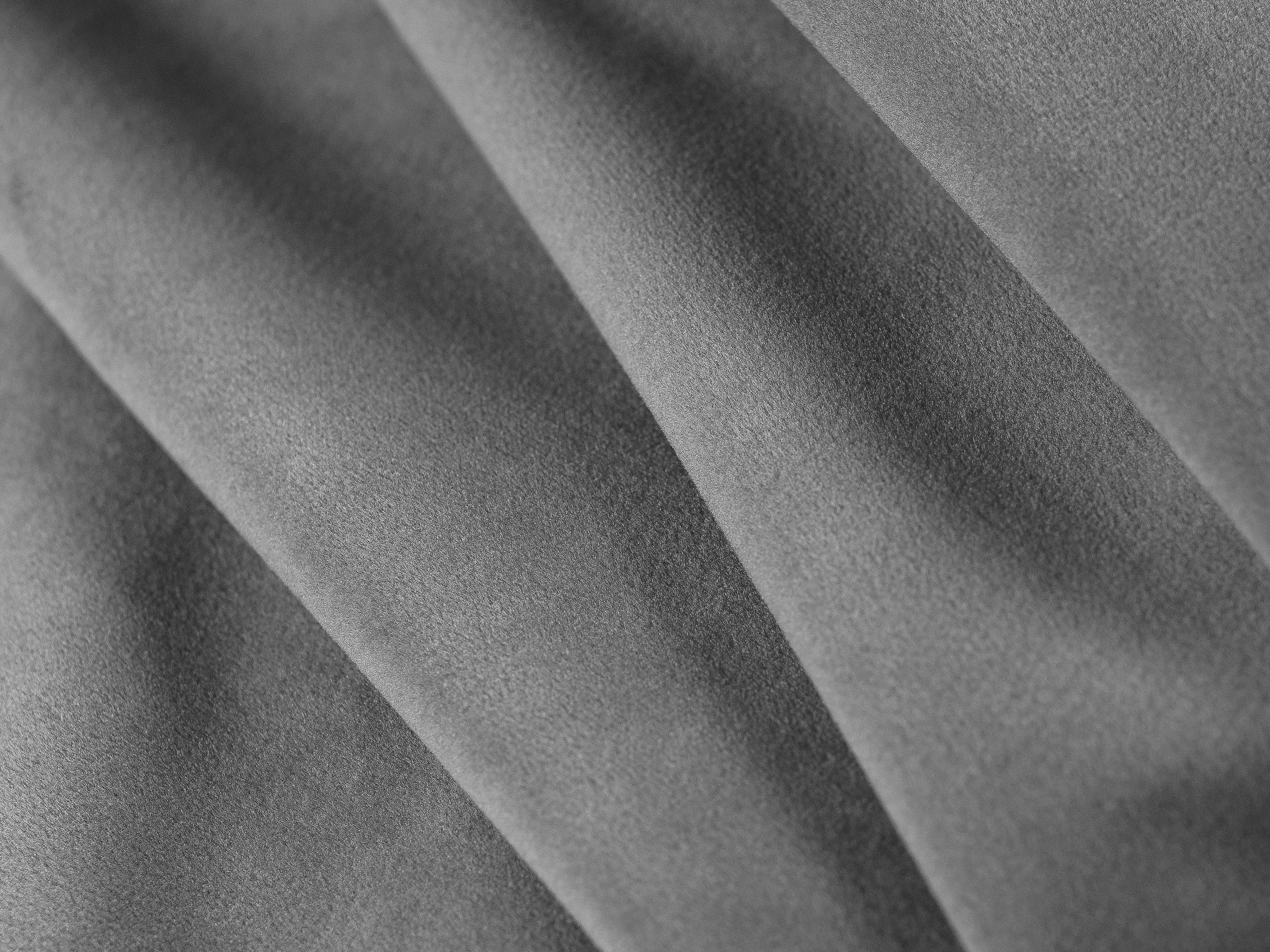 Sofa aus Samt 3-sitzig mit Schlaf-Funktion GLORIA grau