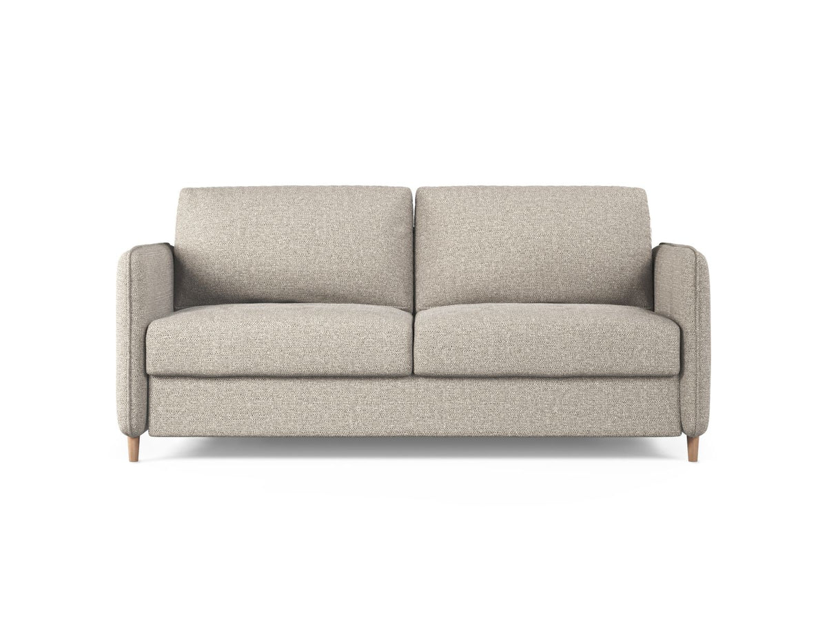 Sofa 3-osobowa z funkcją spania SIMO piaskowy – Micadoni