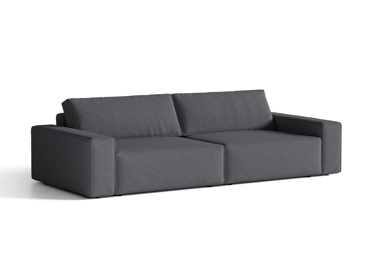 Sofa 3-osobowa z funkcją spania JODIE ciemny szary – ujęcie 3