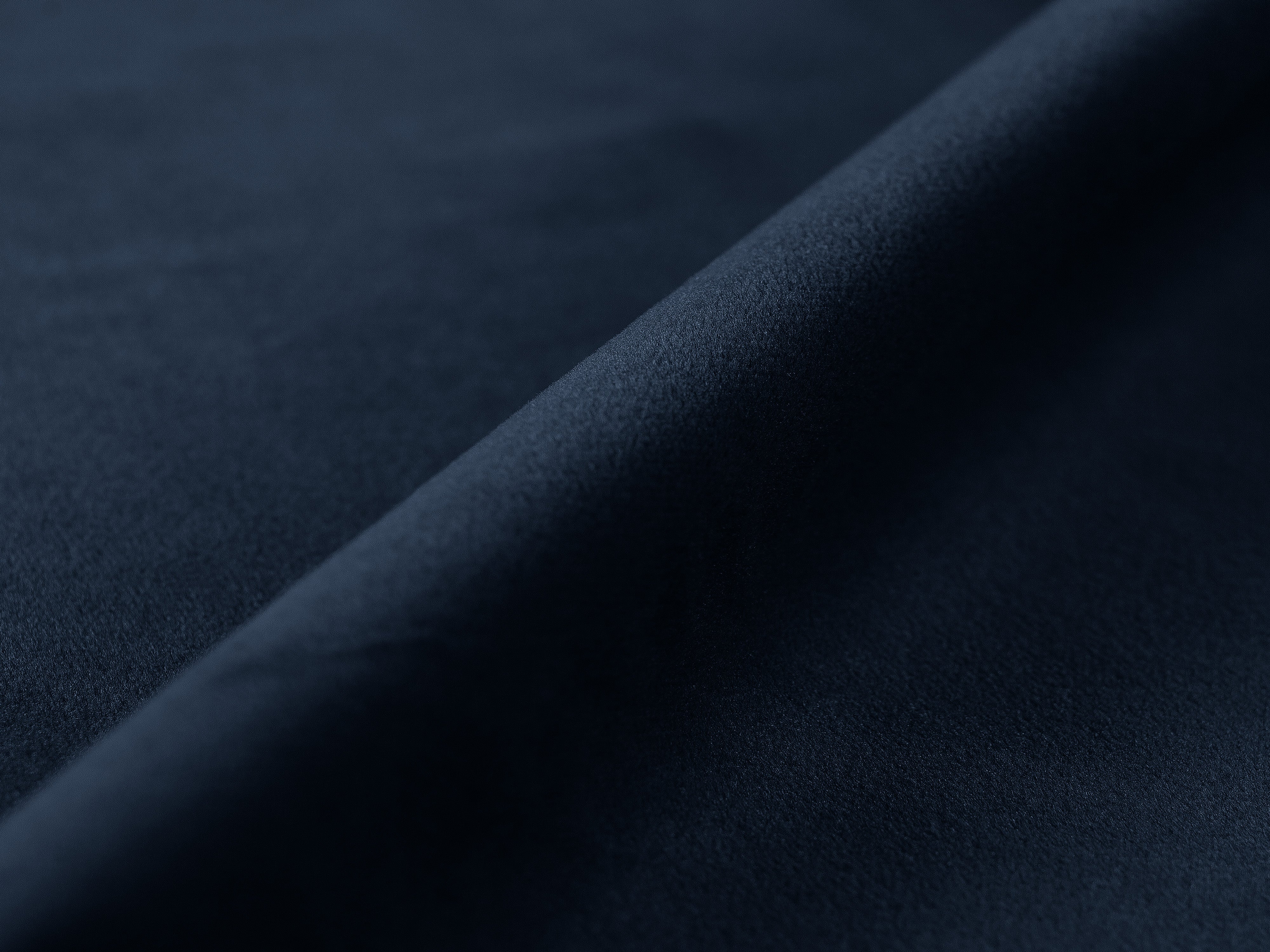 Samtsofa 3-sitzig mit Schlaf-Funktion VICTOR in Marineblau