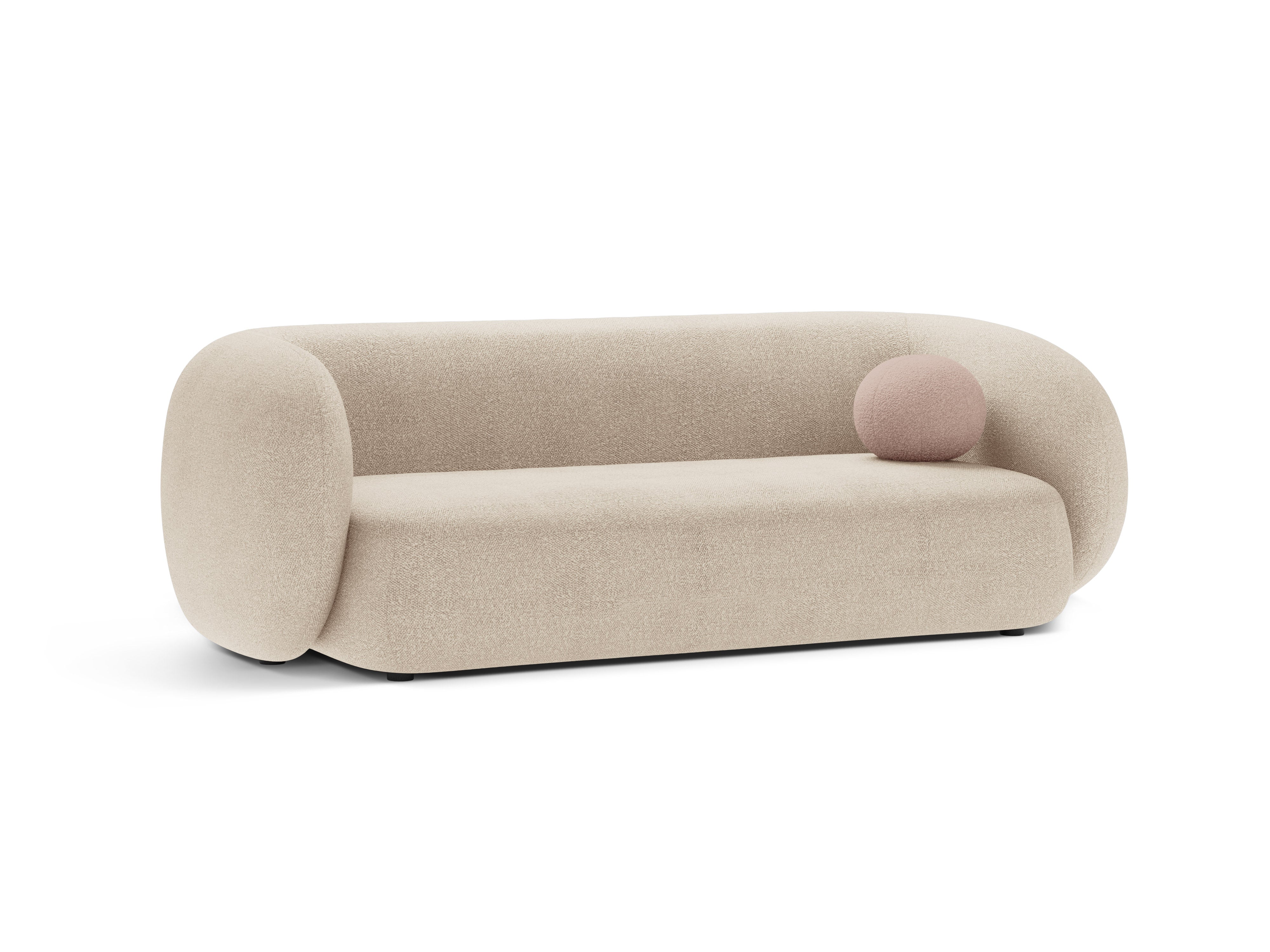 Sofa 3-zits KATE beige boucle