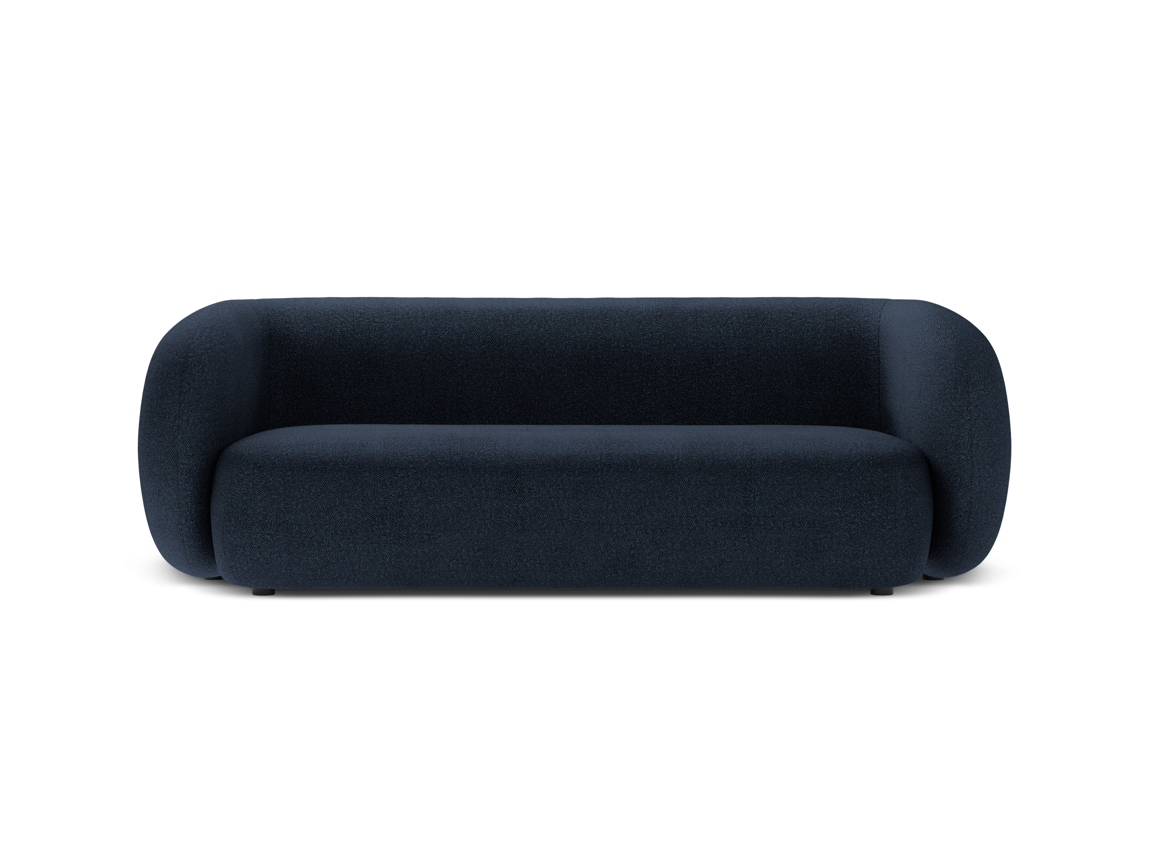 Sofa 3-sitzig KATE marineblau Boucle