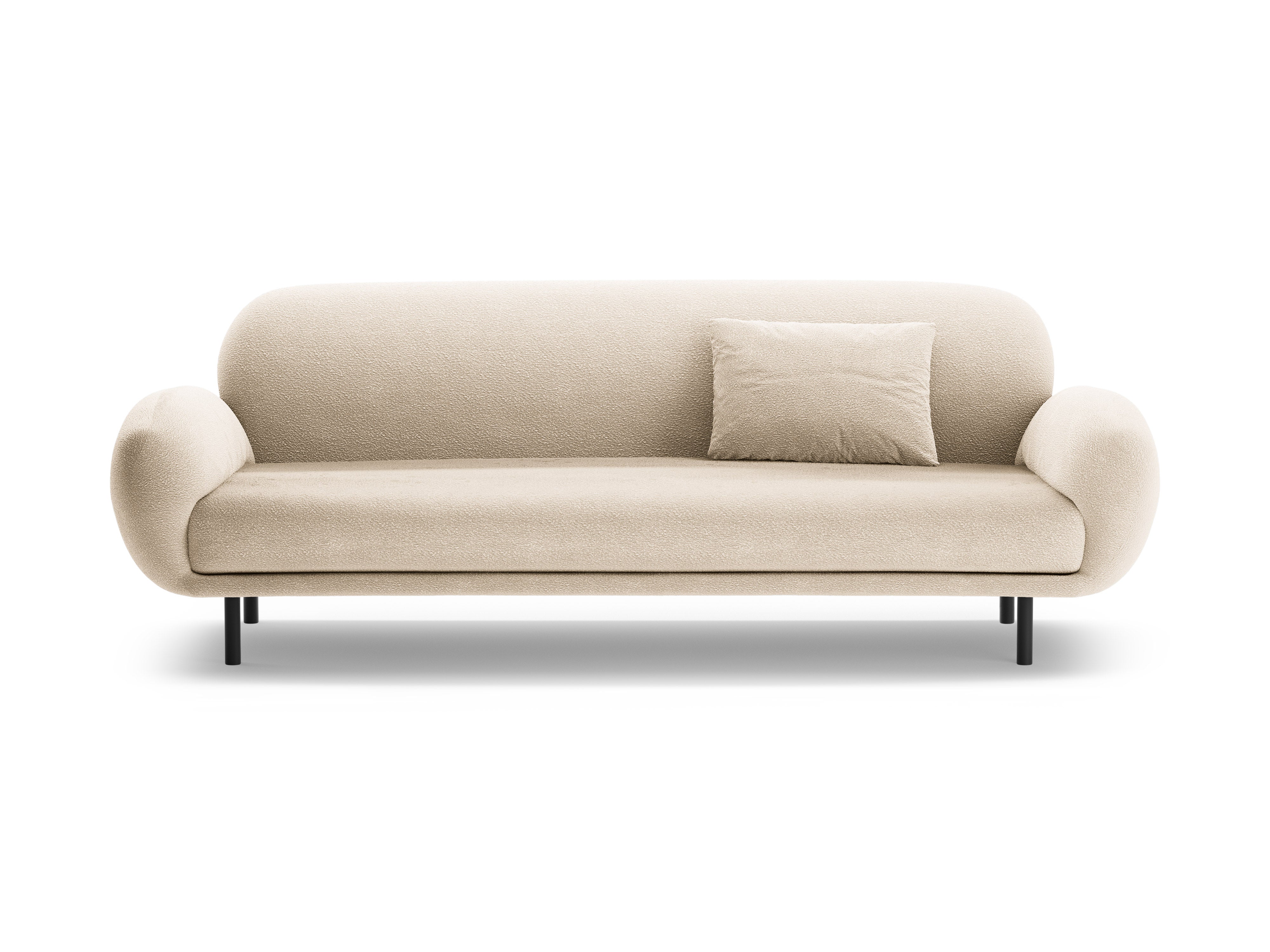 Sofa 3-zits POPPY beige boucle