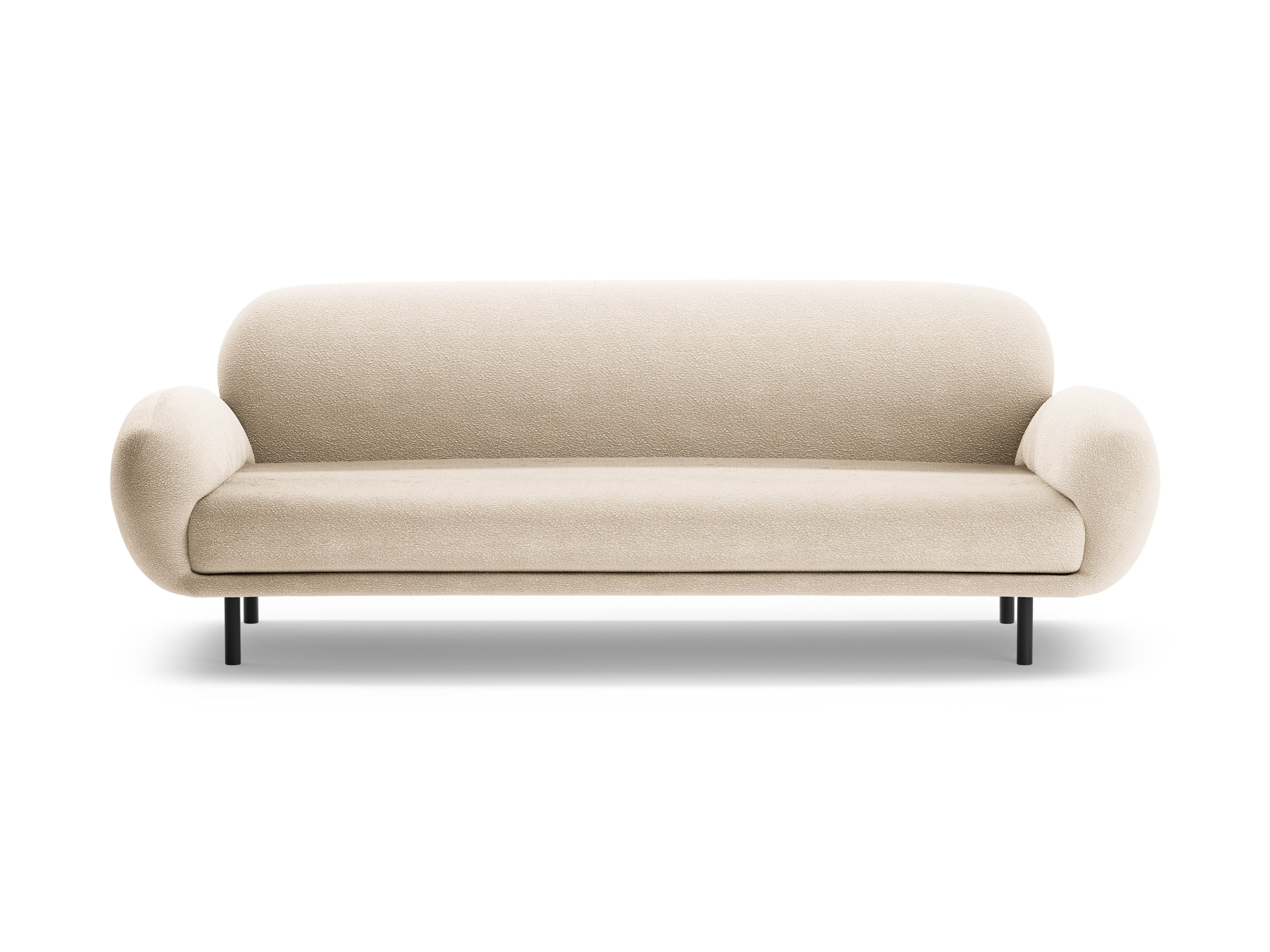 Sofa 3-zits POPPY beige boucle