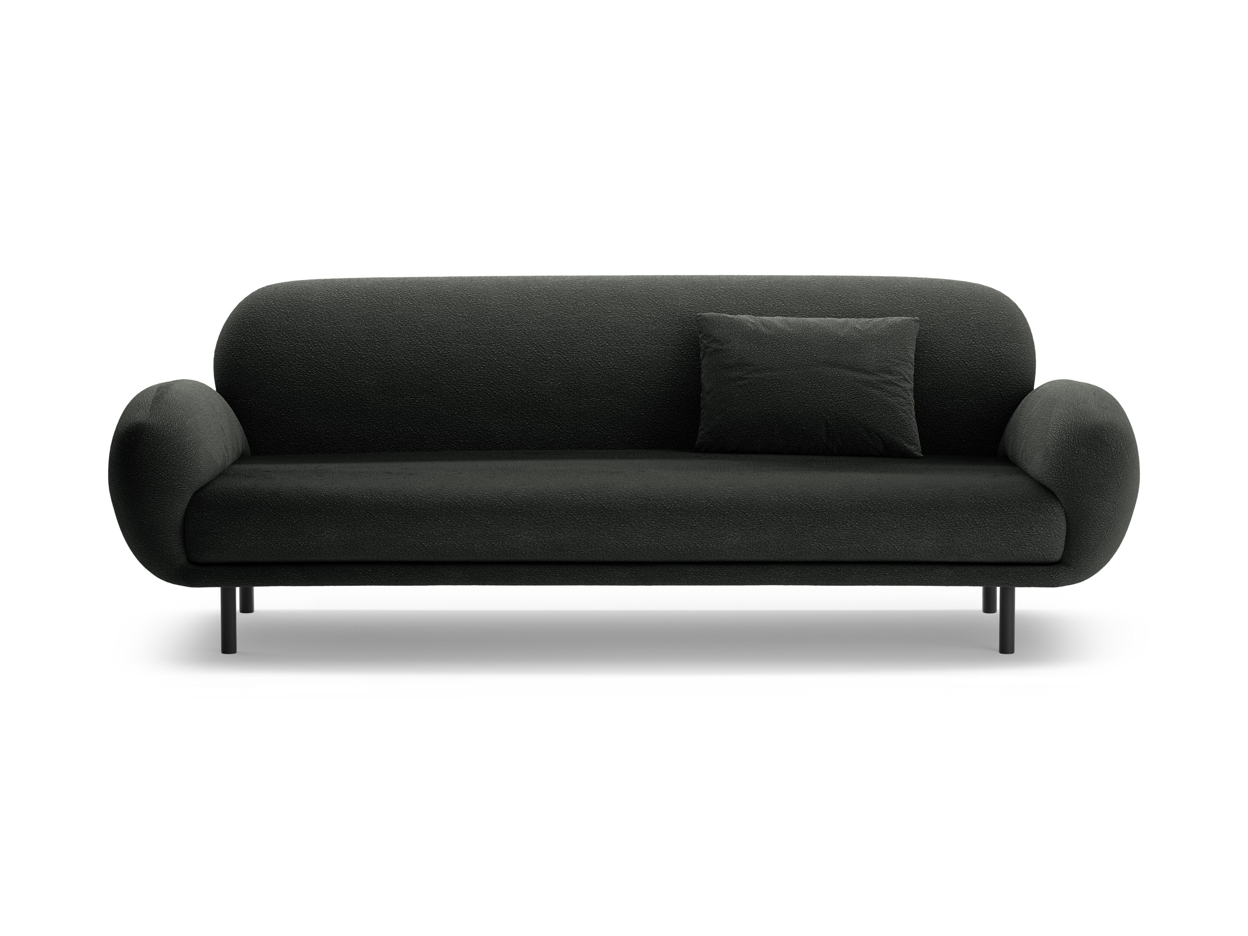 Sofa 3-zits POPPY zwart boucle