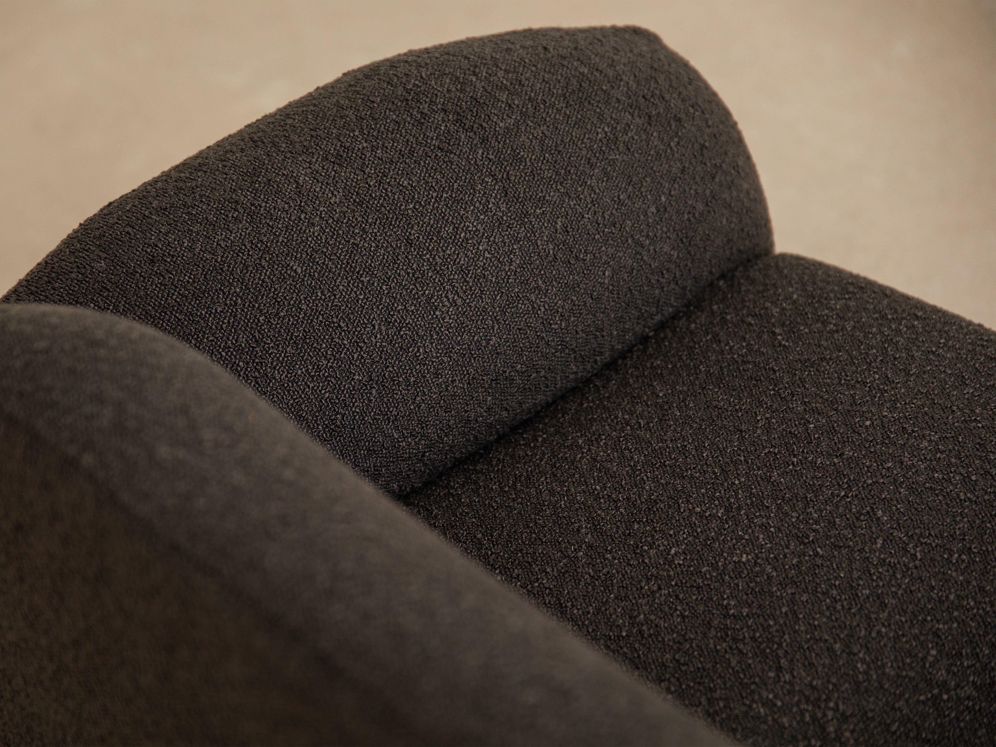 Sofa van fluweel voor 2 personen POPPY vuilroze