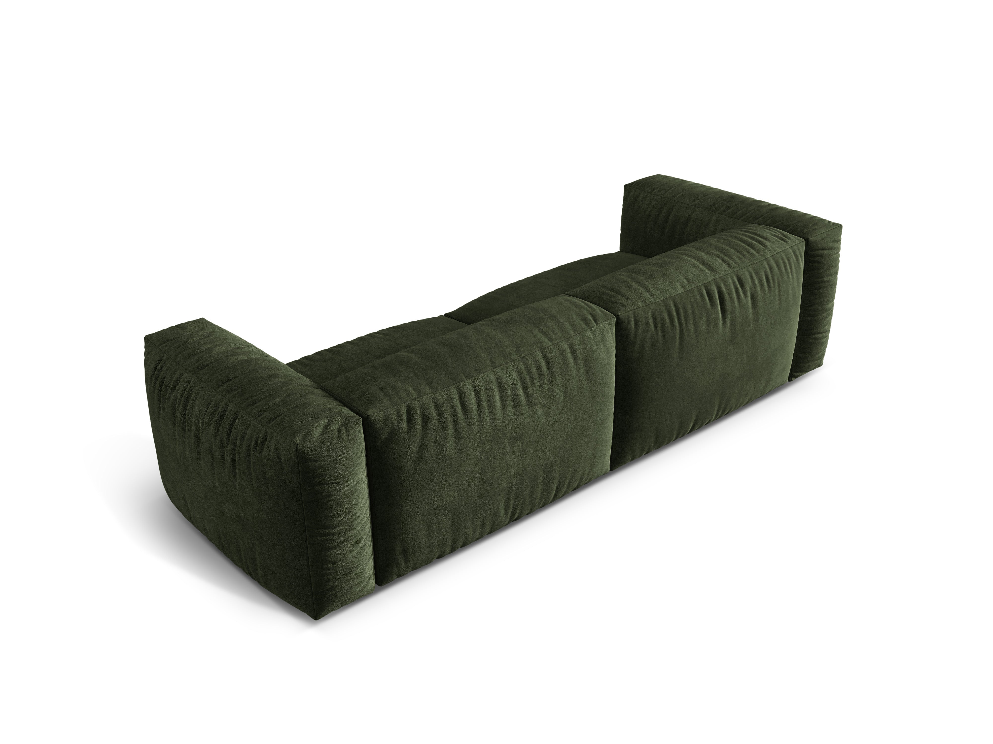 Martina green velvet sofa