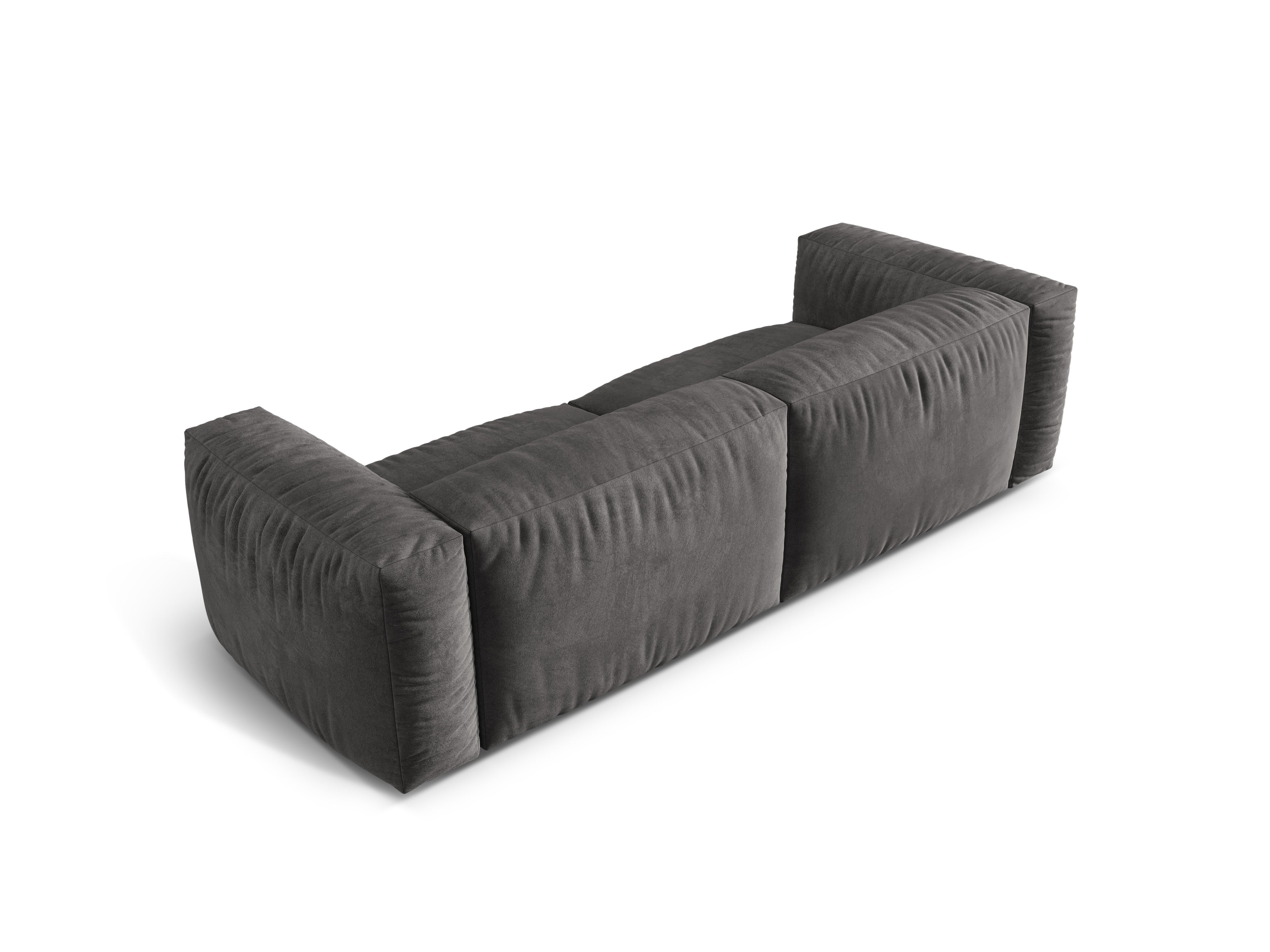 Martina Grey Velvet Sofa