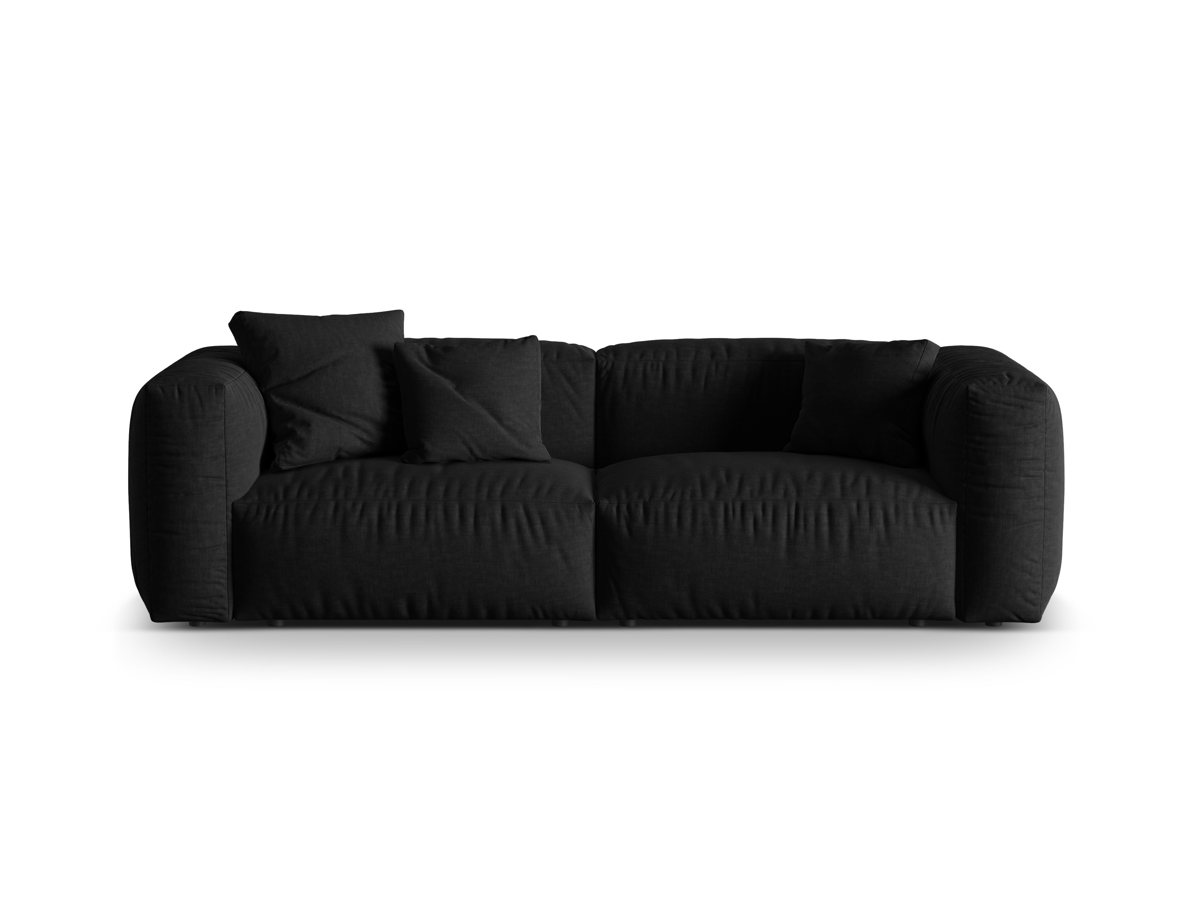 Sofa 3-zits MARTINA zwart