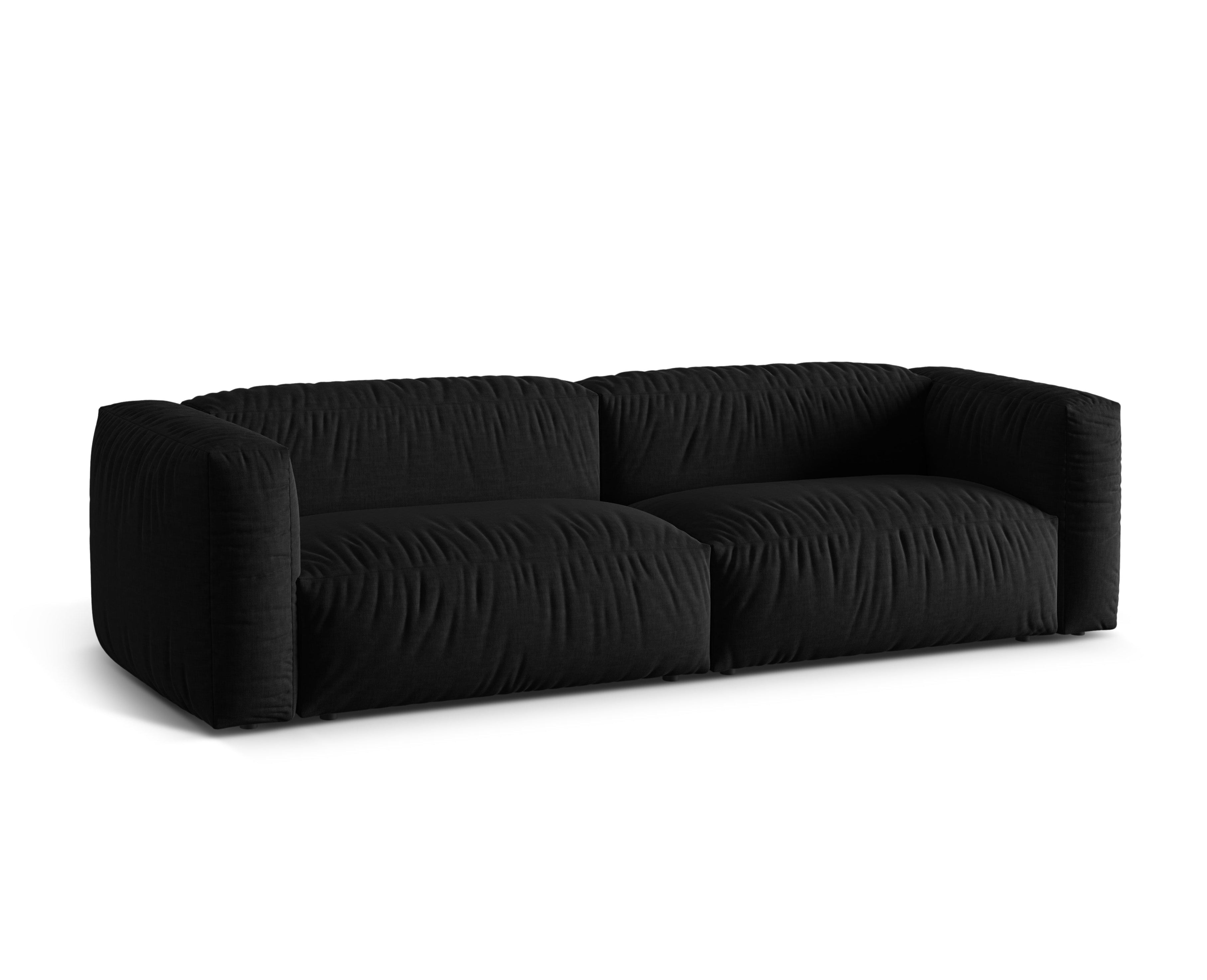 Sofa 3-zits MARTINA zwart