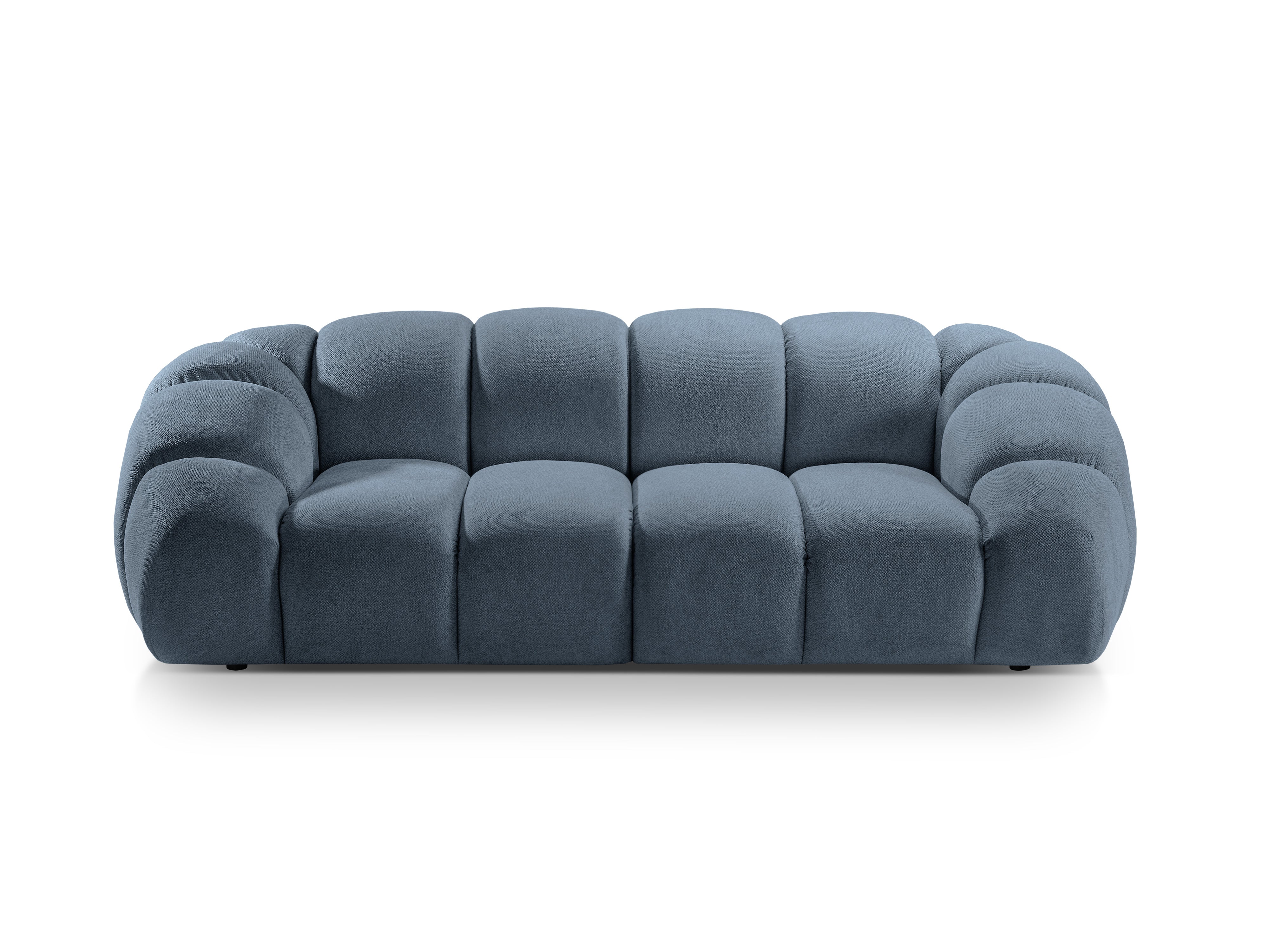 Sofa 3-Sitzer DIANA hellblaues Chenille