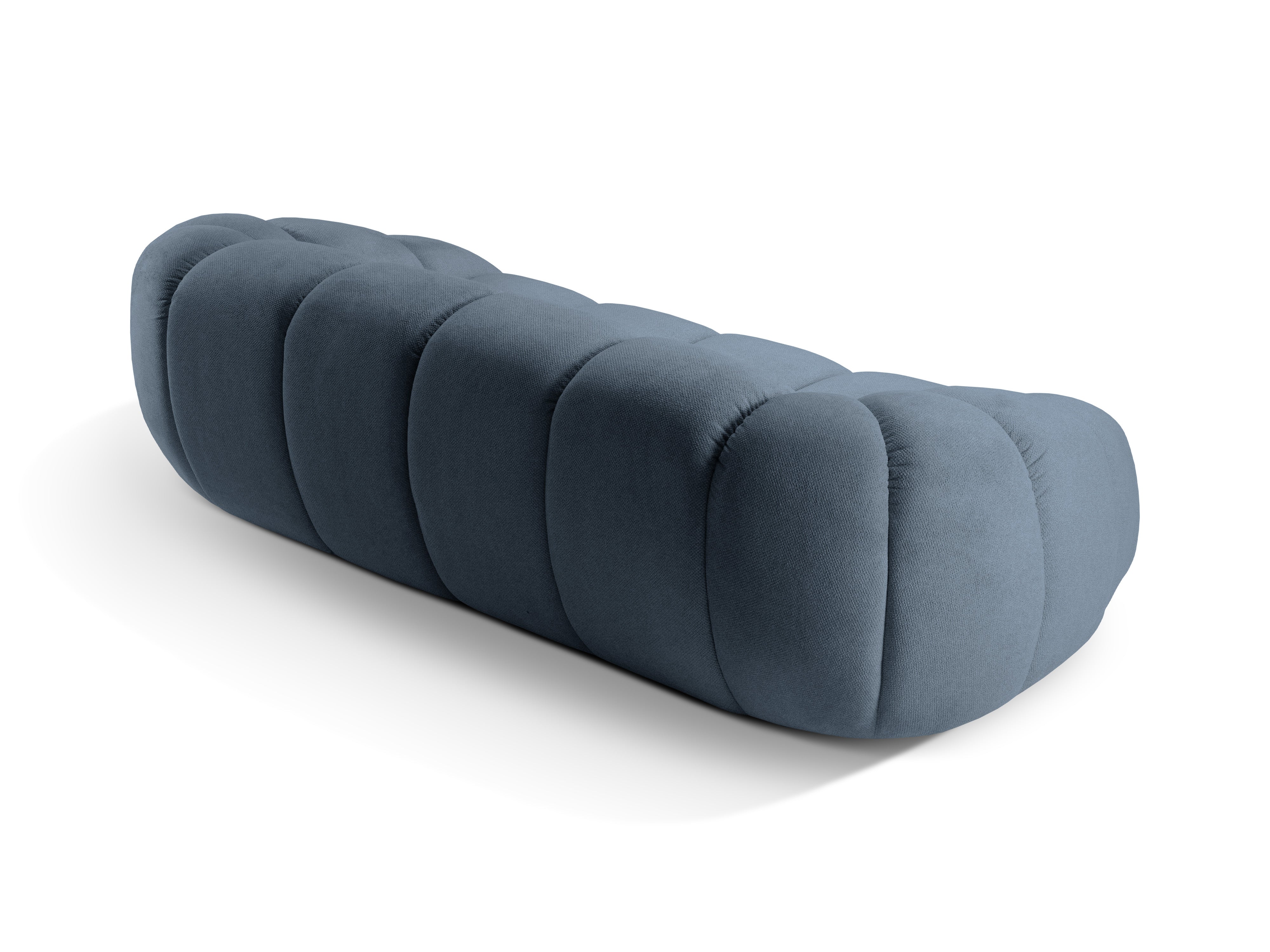 Sofa 3-Sitzer DIANA hellblaues Chenille