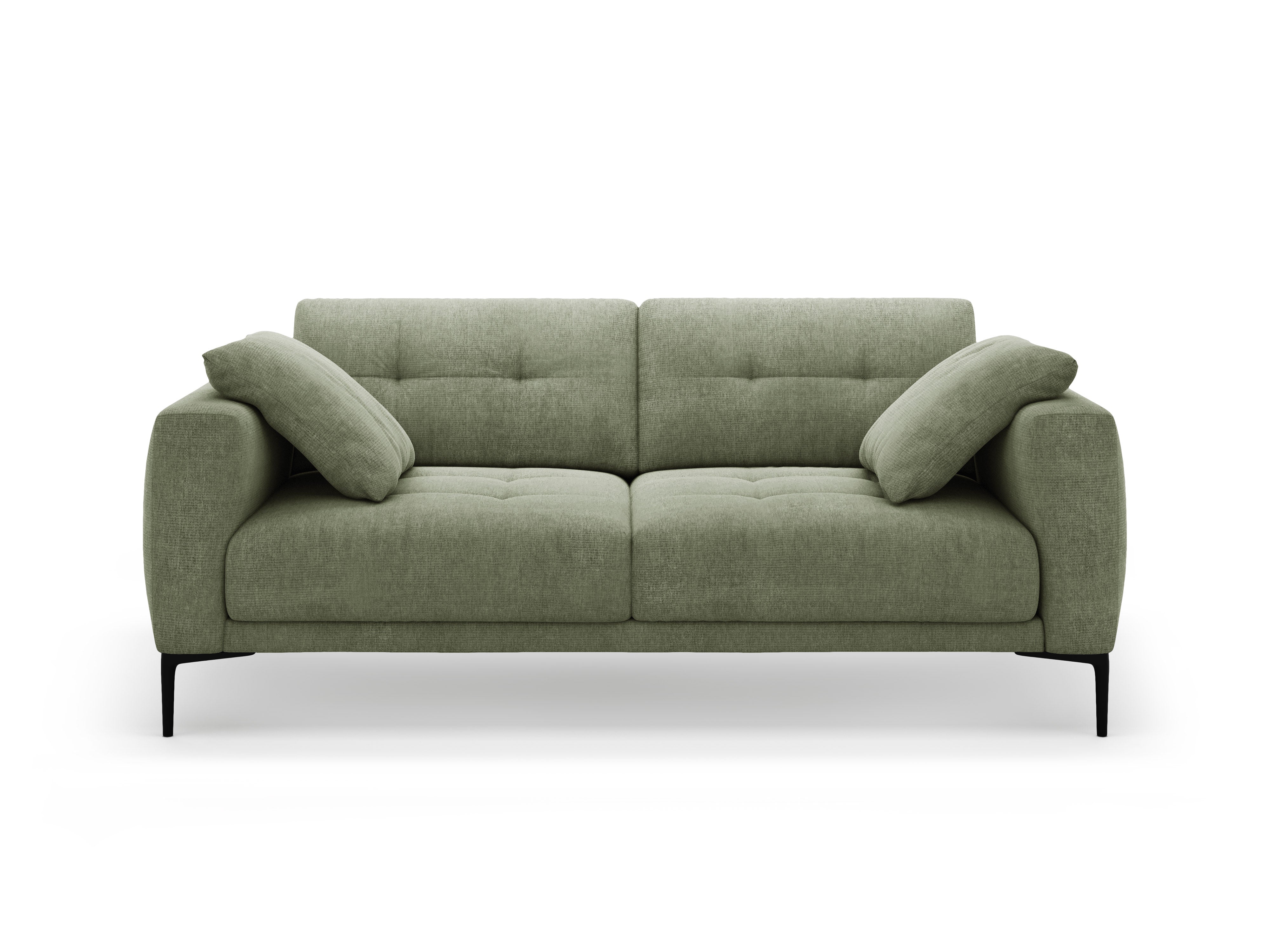 Sofa 3-zits BEMY olijfgroene chenille