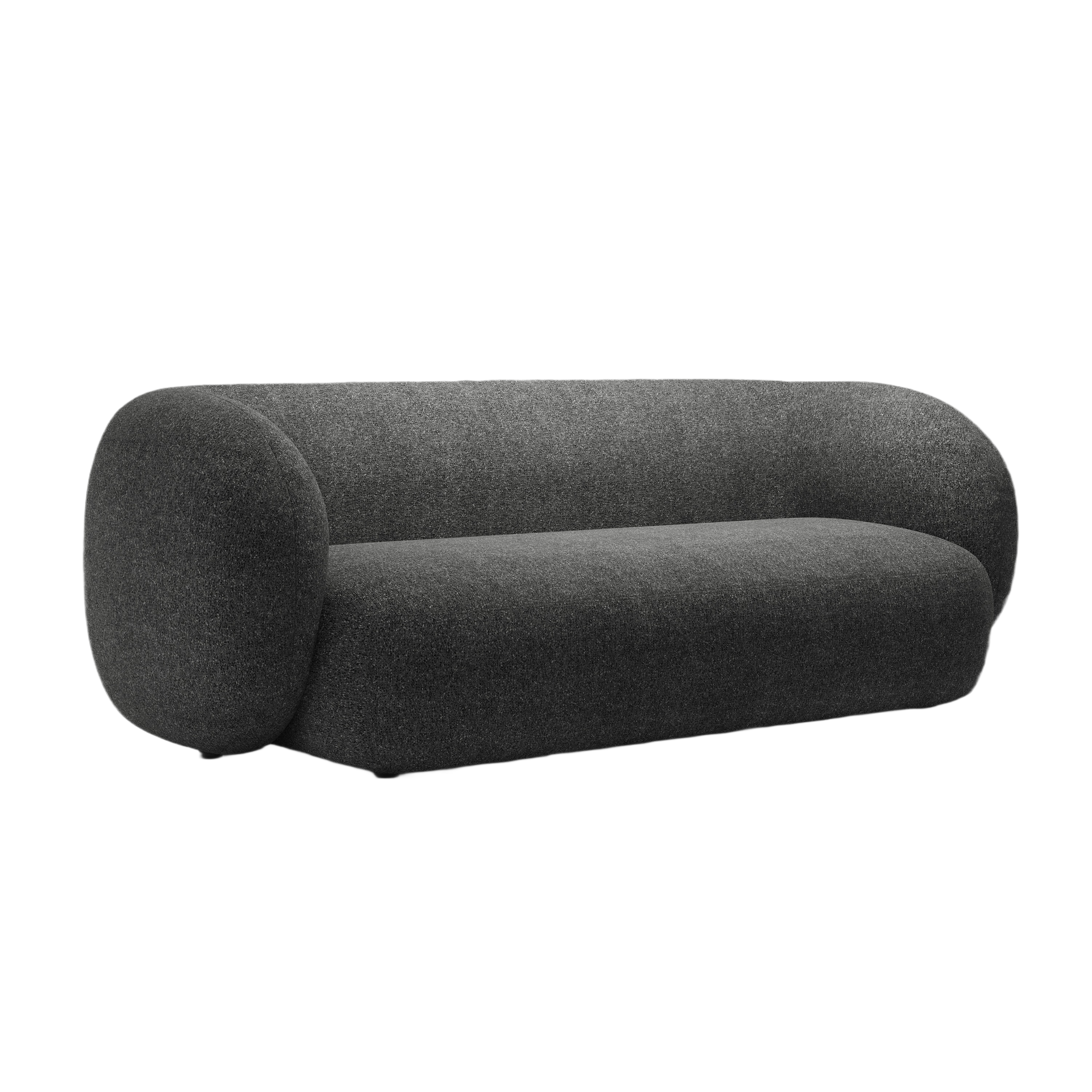 Sofa 3-zits KATE donkergrijs gemêleerd