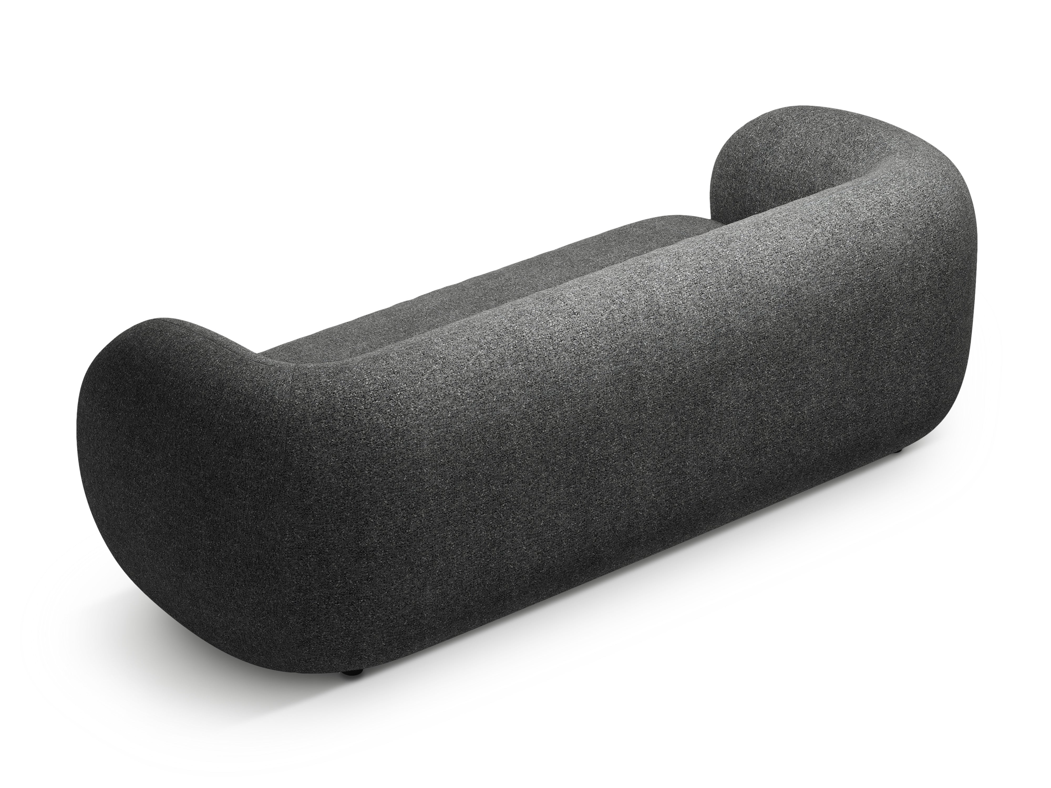 Sofa 3-zits KATE donkergrijs gemêleerd