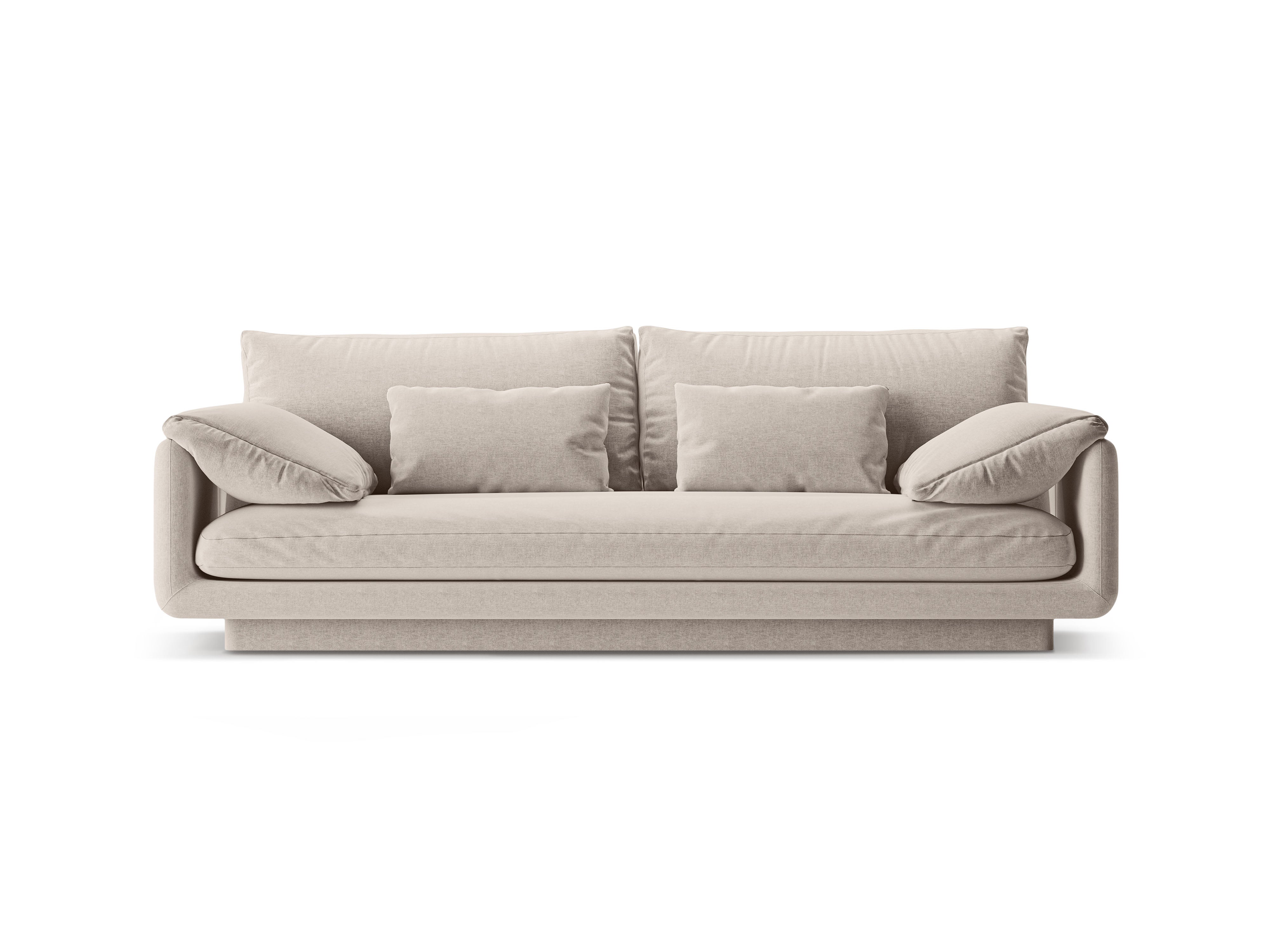 3-Sitzer-Sofa-Licht Beige