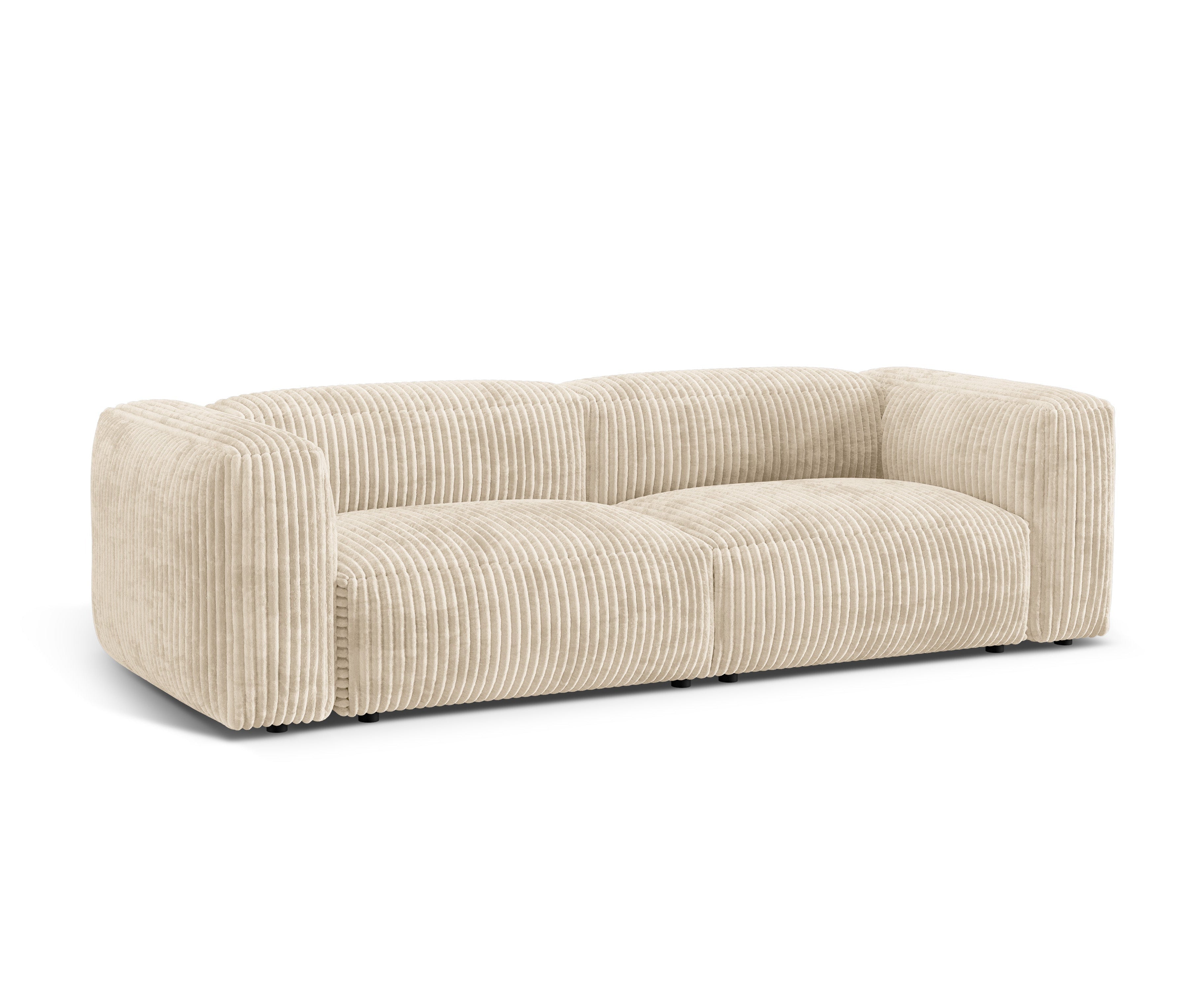 Martin 3-Personen-Sofa leichter Beige Cord