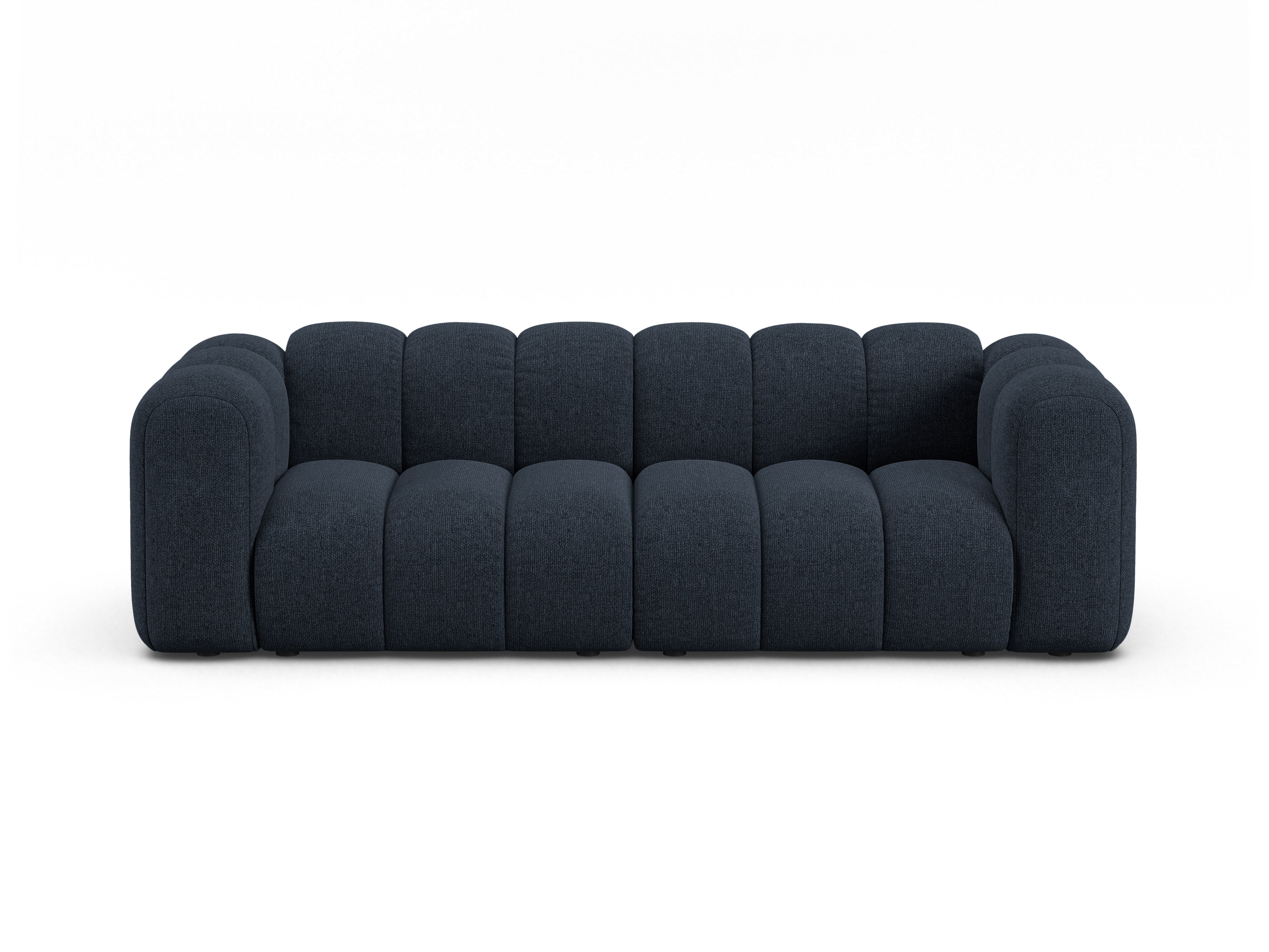 Sofa 3-zits LUPINE donkerblauw chenille