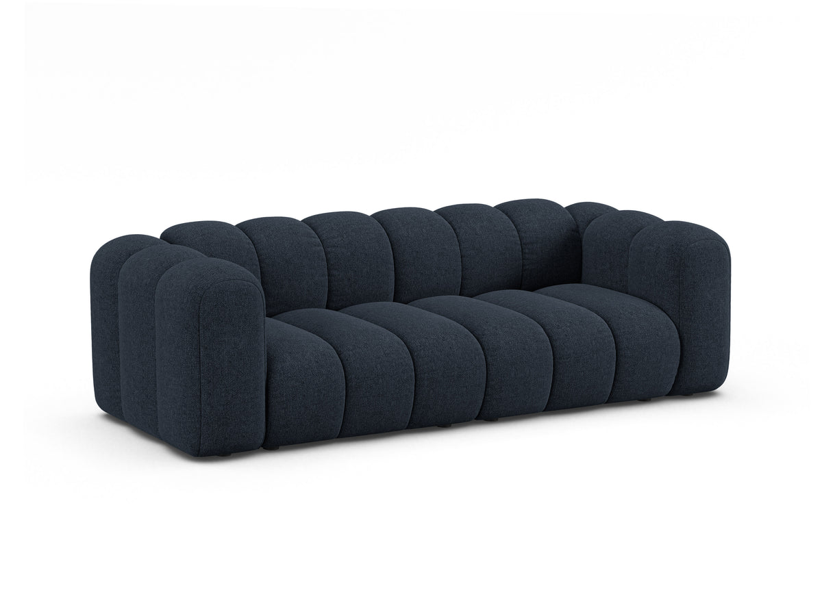 Sofa 3-osobowa LUPINE granatowy szenil – Micadoni
