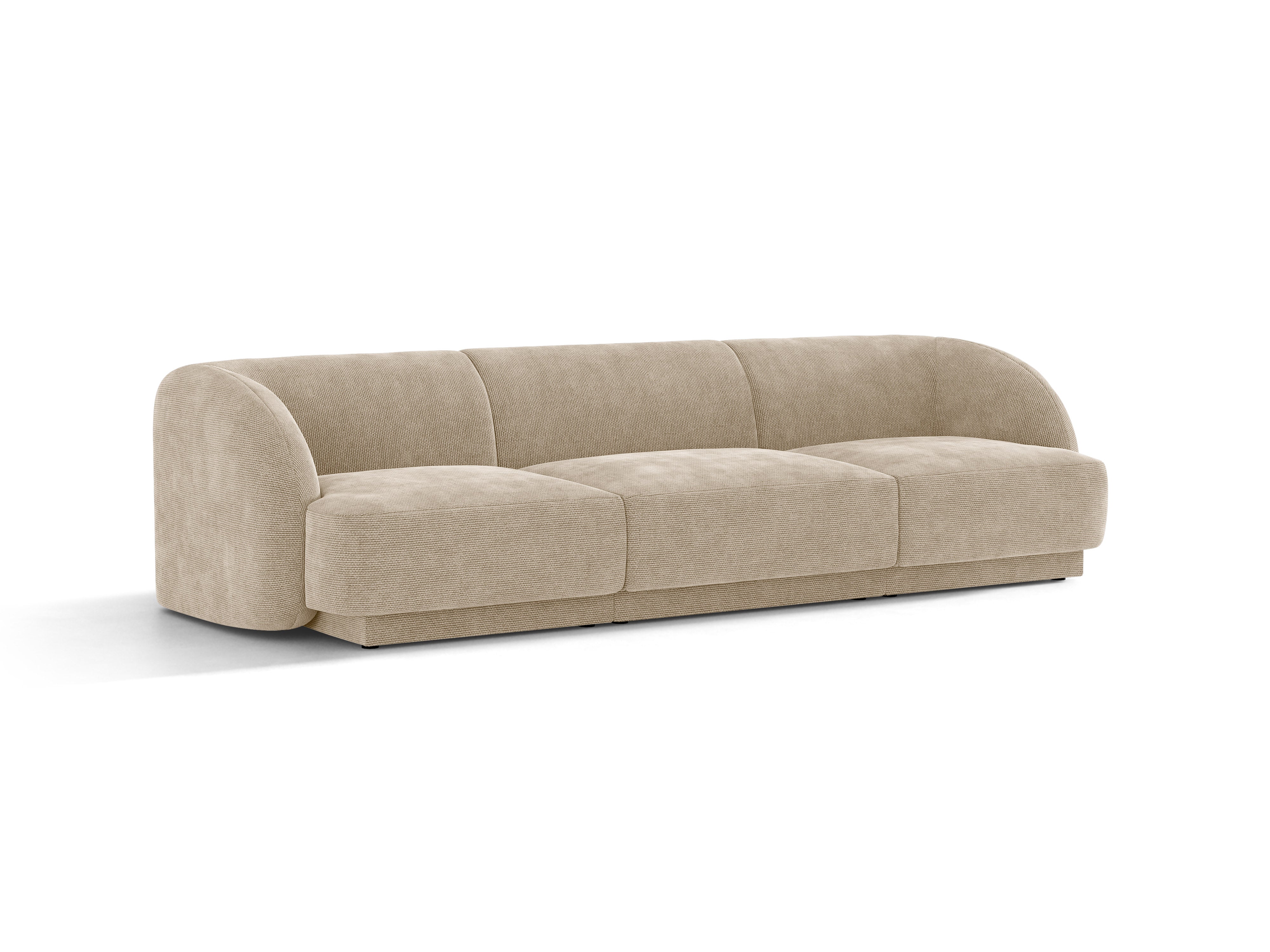 Sofa 3-osobowa MILEY beżowy szenil – Micadoni