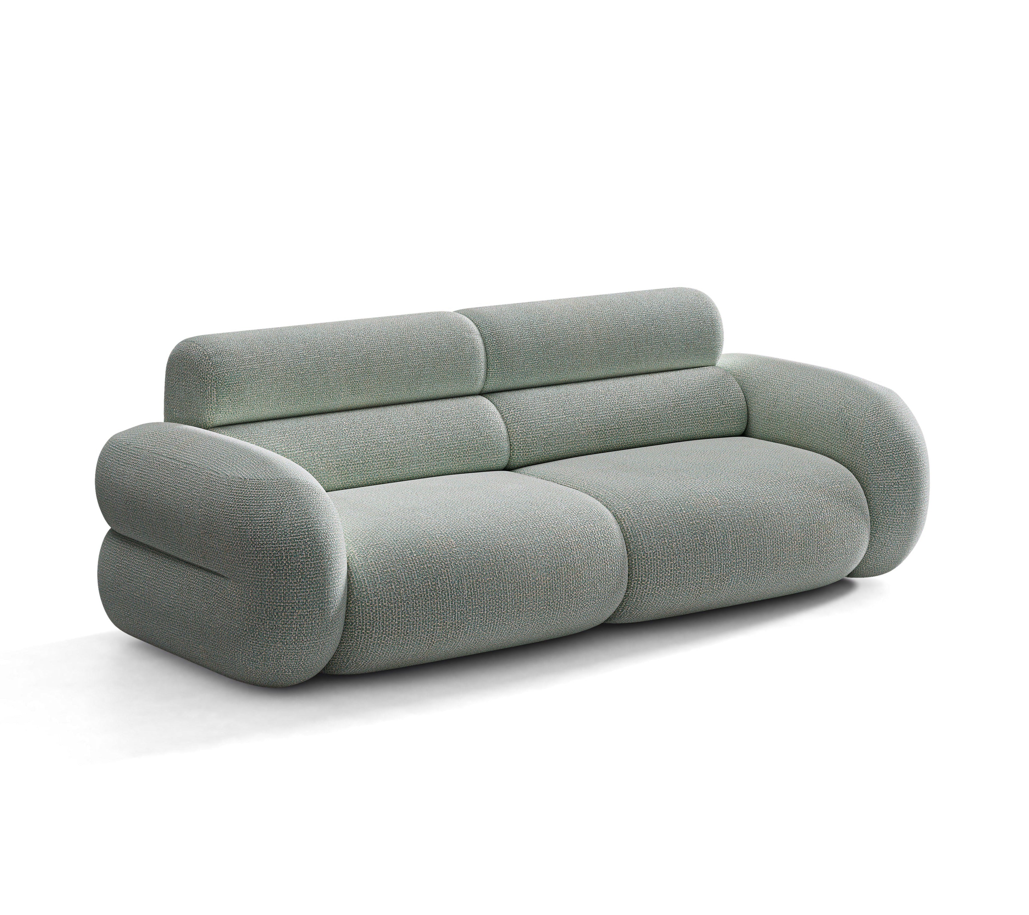 Sofa 3-zits NEO blauw gemêleerd
