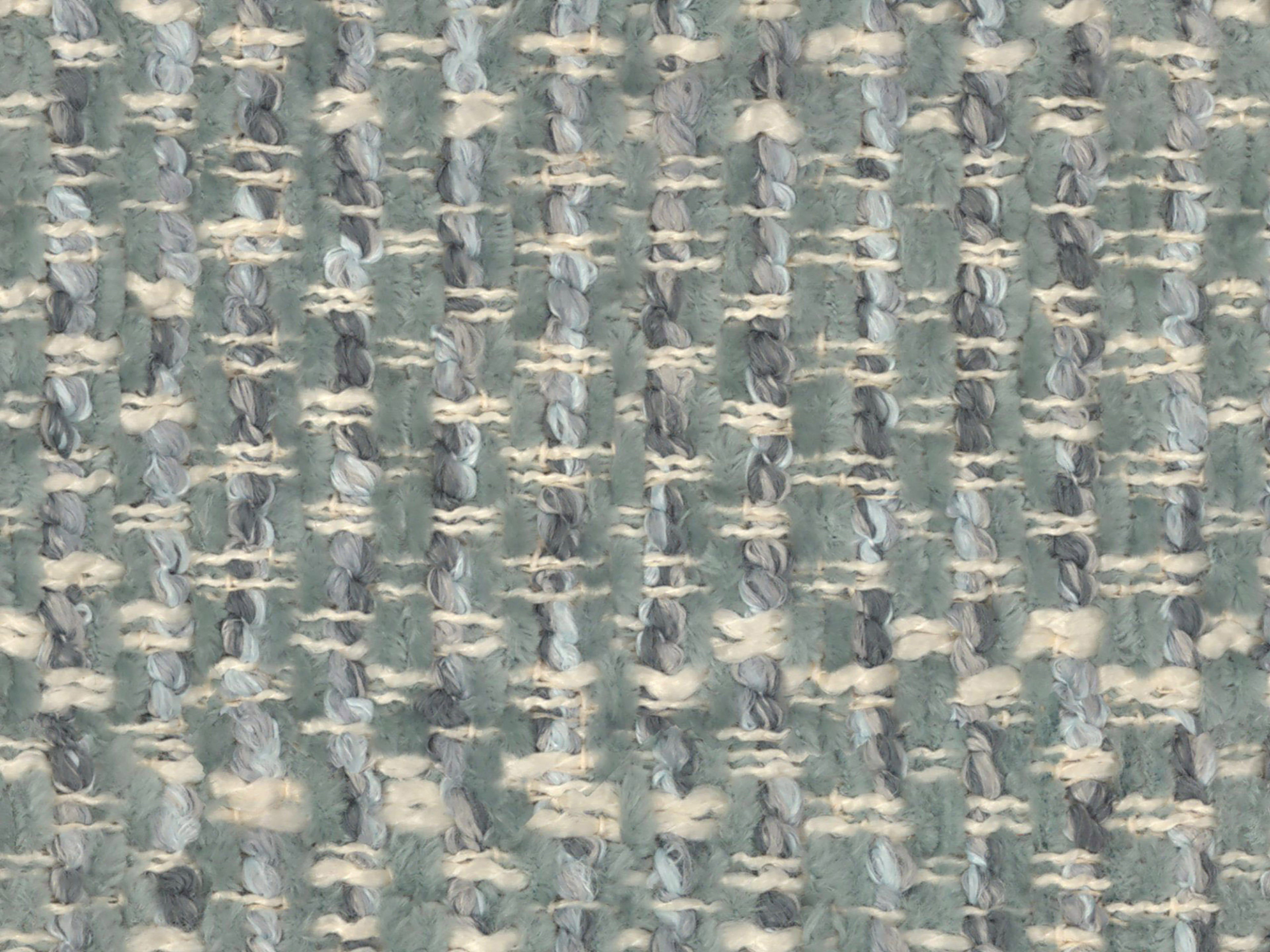 Sofa 3-zits POPPY gedempt blauw chenille