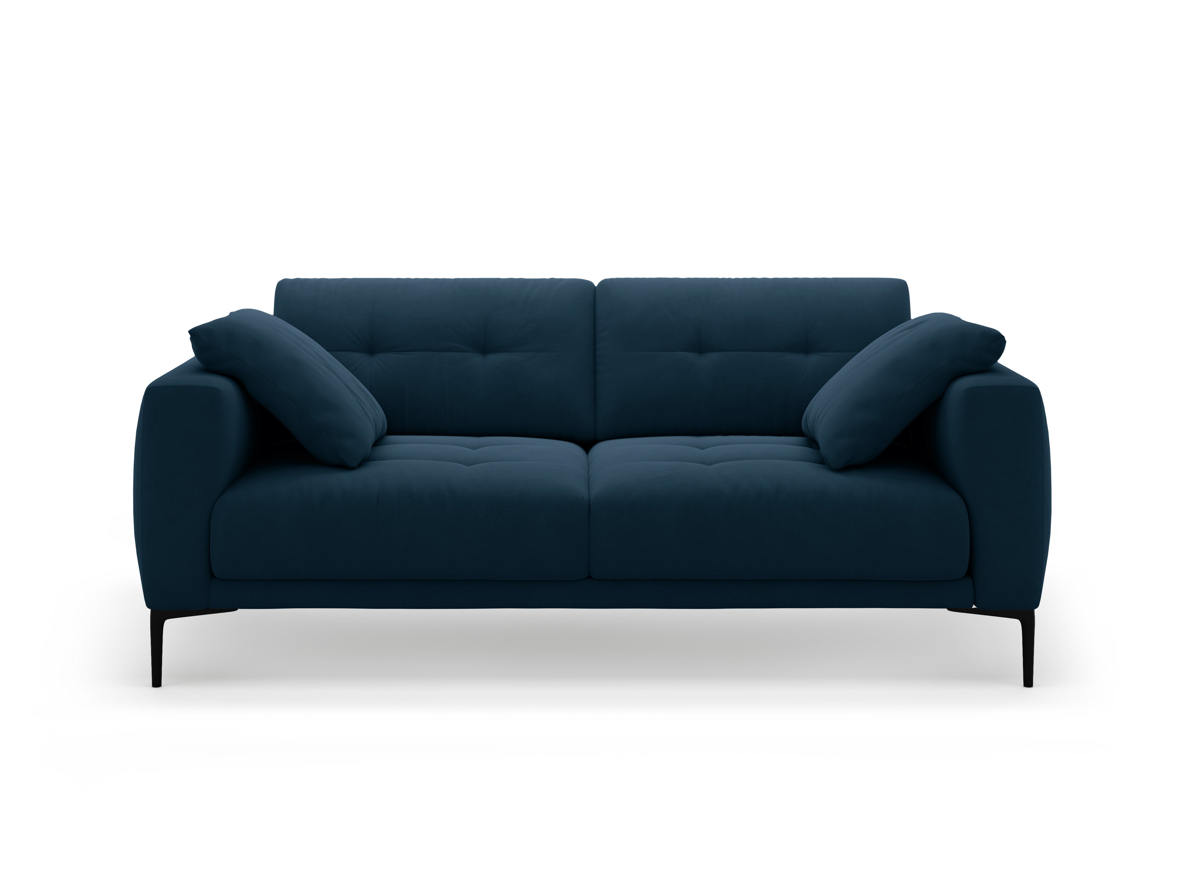 Sofa van fluweel 3-zits BEMY koninklijk blauw