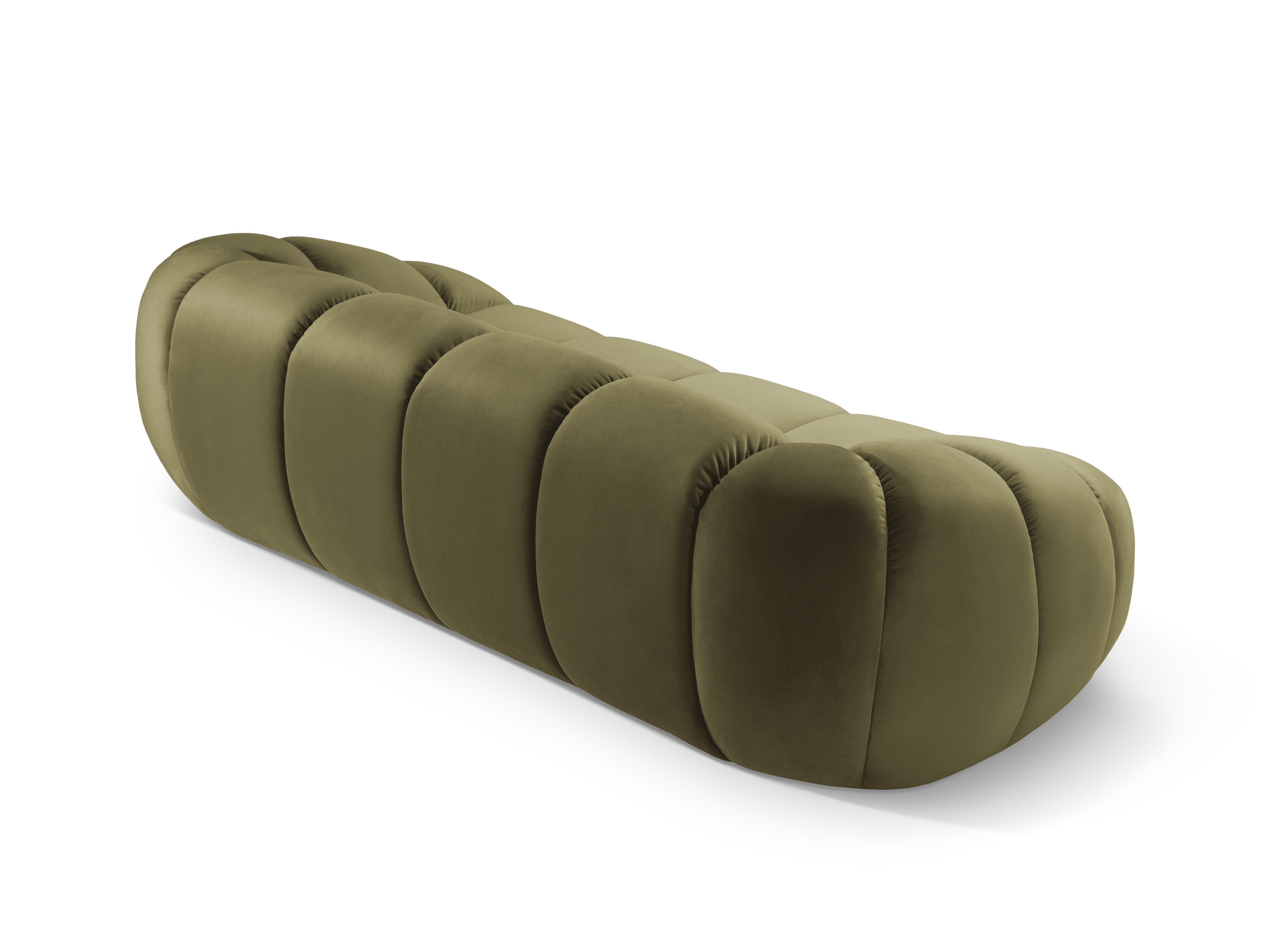 Fluwelen 3-zitsbank DIANA groen