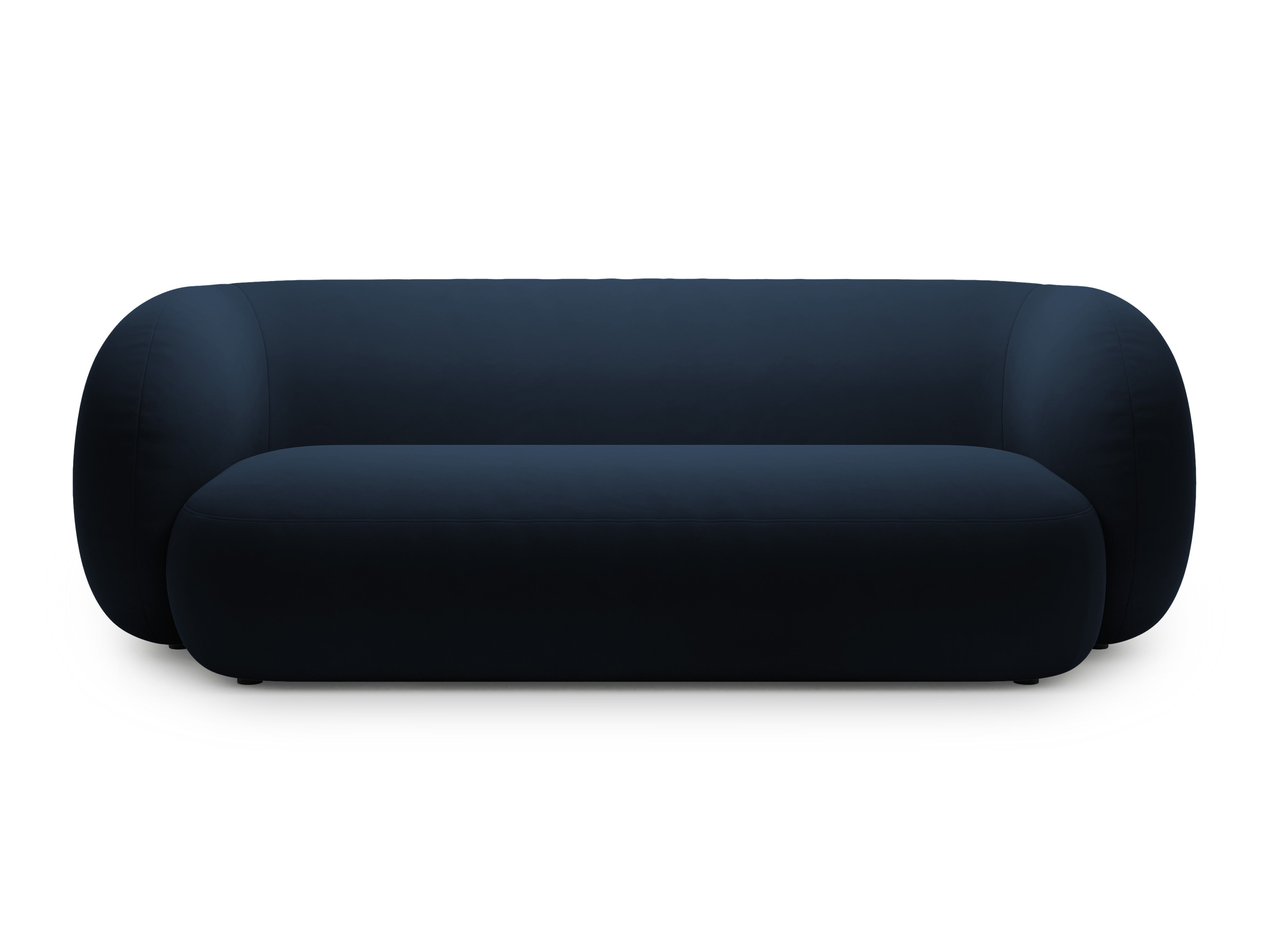 Sofa van fluweel 3-zits KATE koninklijk blauw