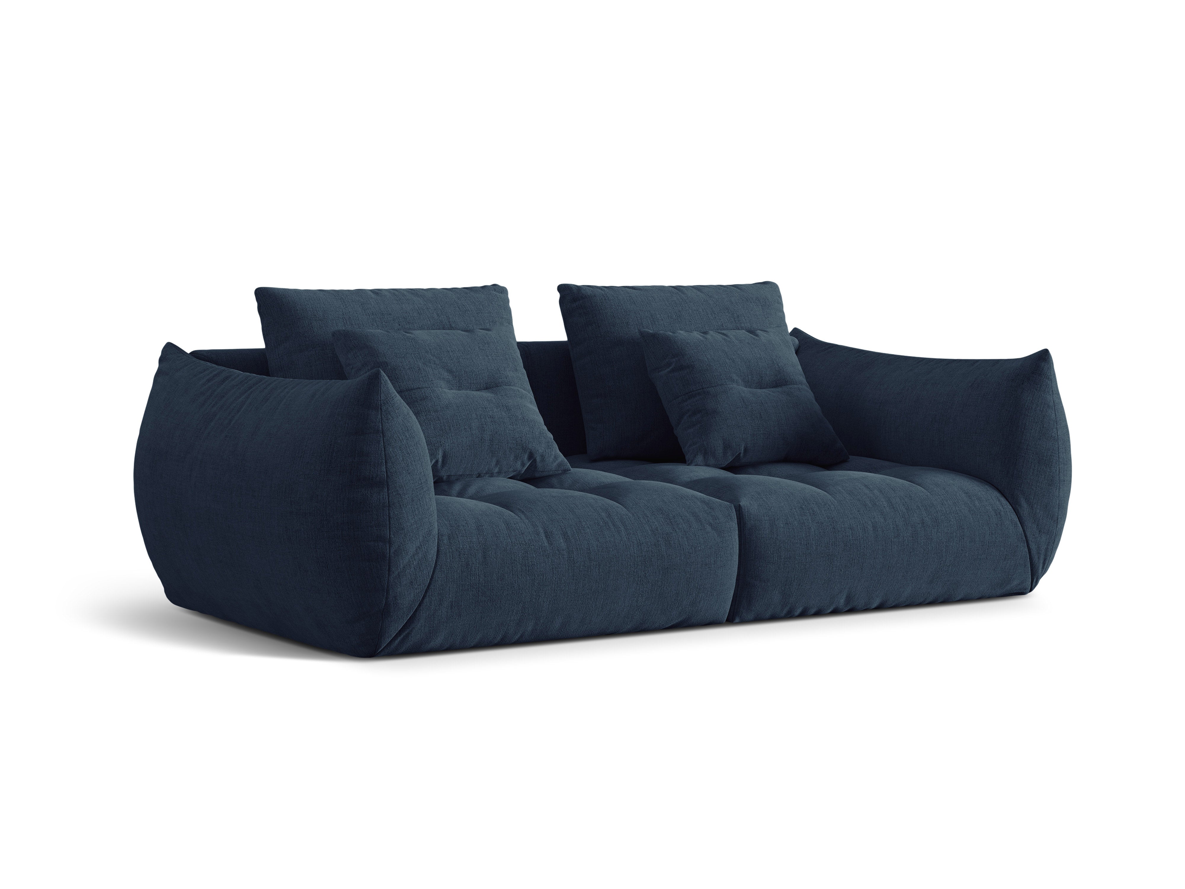 Dunkelblaues 3-Person-Sofa Sofa