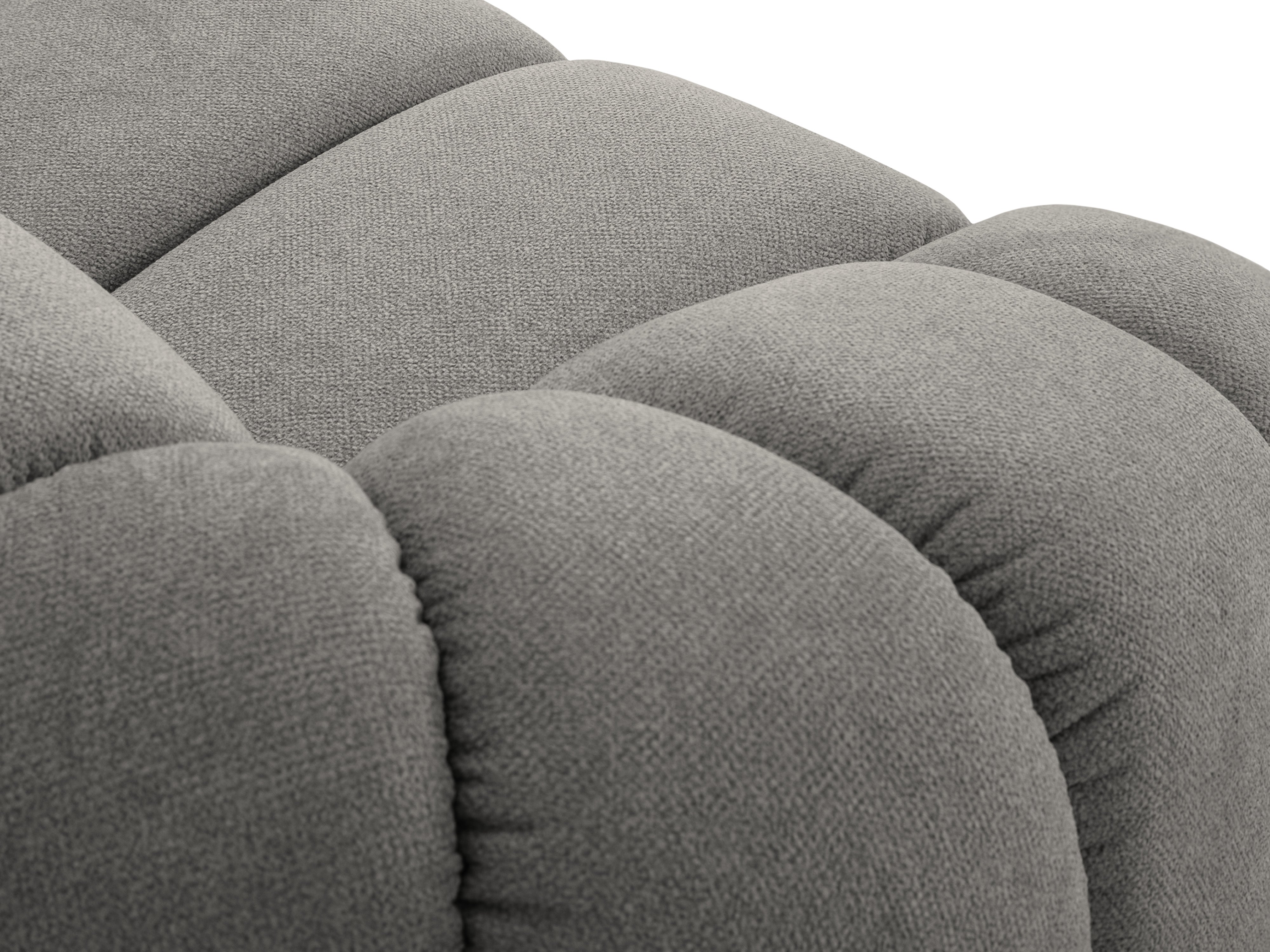 Sofa 2,5-zits DIANA lichtgrijze chenille